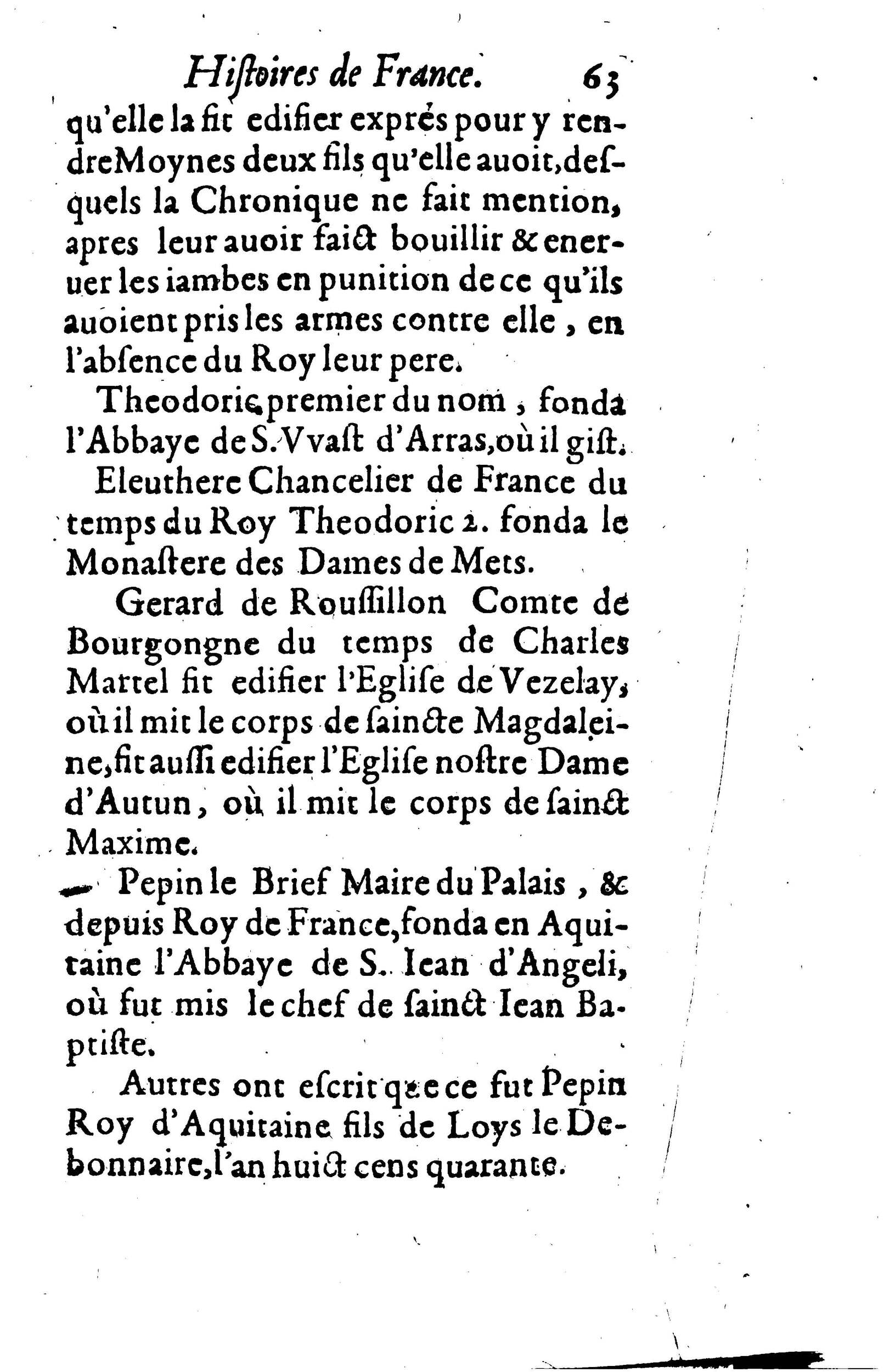 1617 - Jean Corrozet - Trésor des histoires de France - BM Lyon