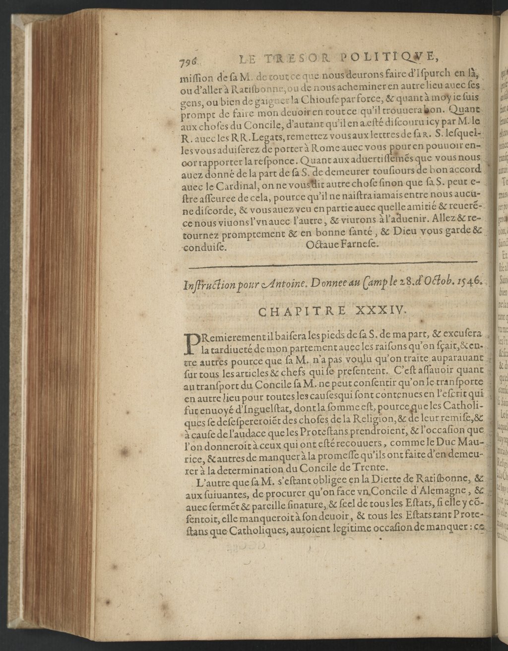 1608 - Nicolas Du Fossé - Trésor politique - BnF Tolbiac