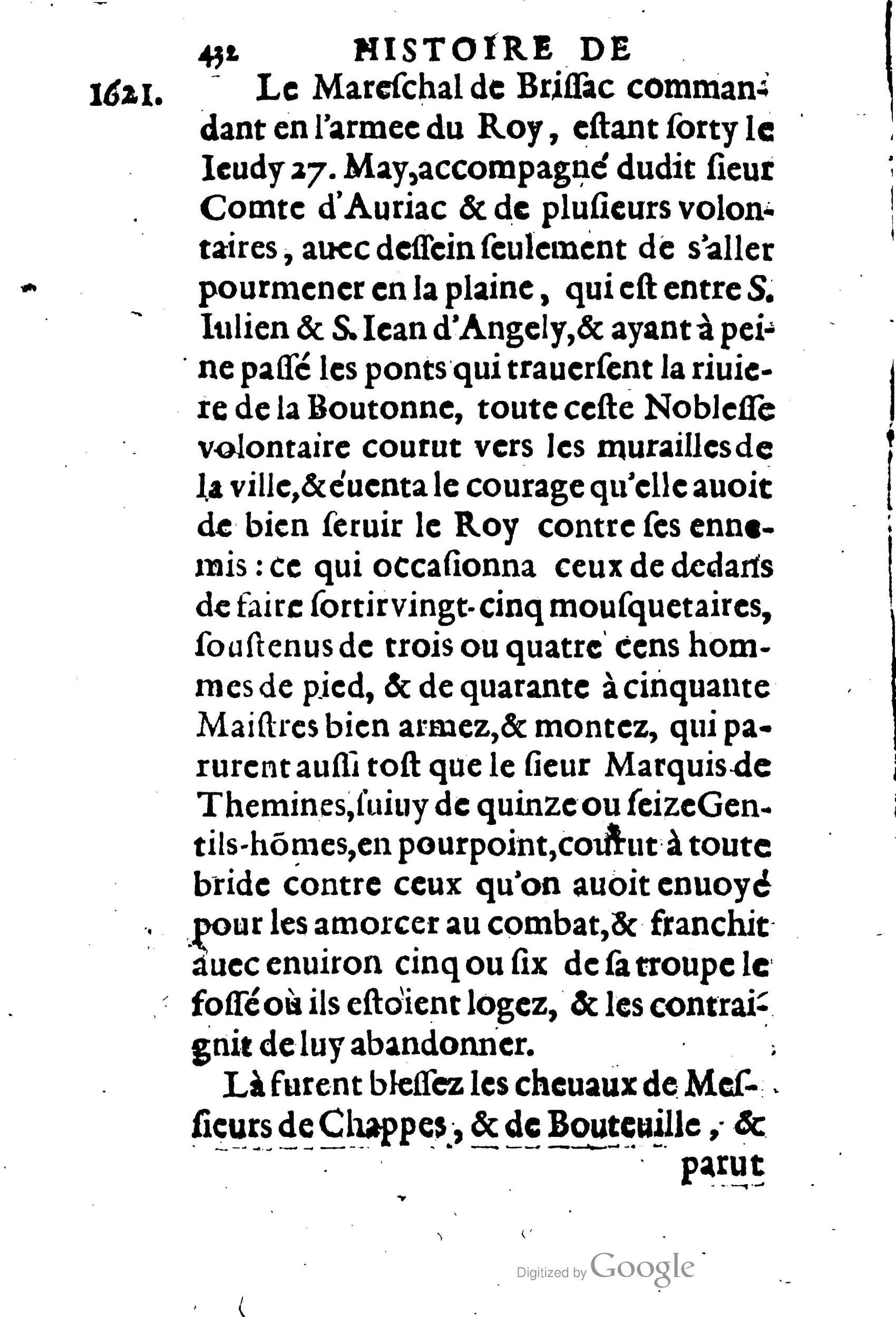 1623 - Joseph Bouillerot - Trésor de l’histoire générale de notre temps - BM Lyon