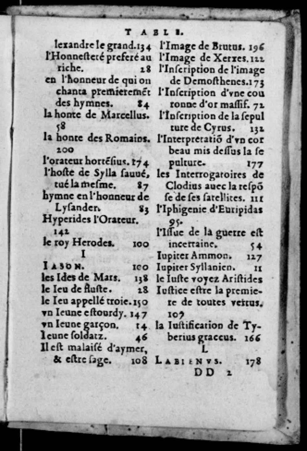 1574 - Benoît Rigaud - Trésor des vies de Plutarque - Avignon 1574 - Benoît Rigaud - Trésor des vies de Plutarque - Avignon
