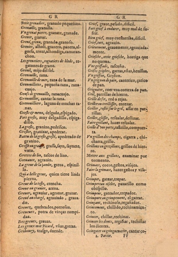1607 - Marc Orry - Trésor des deux langues espagnole et française (Première et Seconde parties) - ÖNB Wien