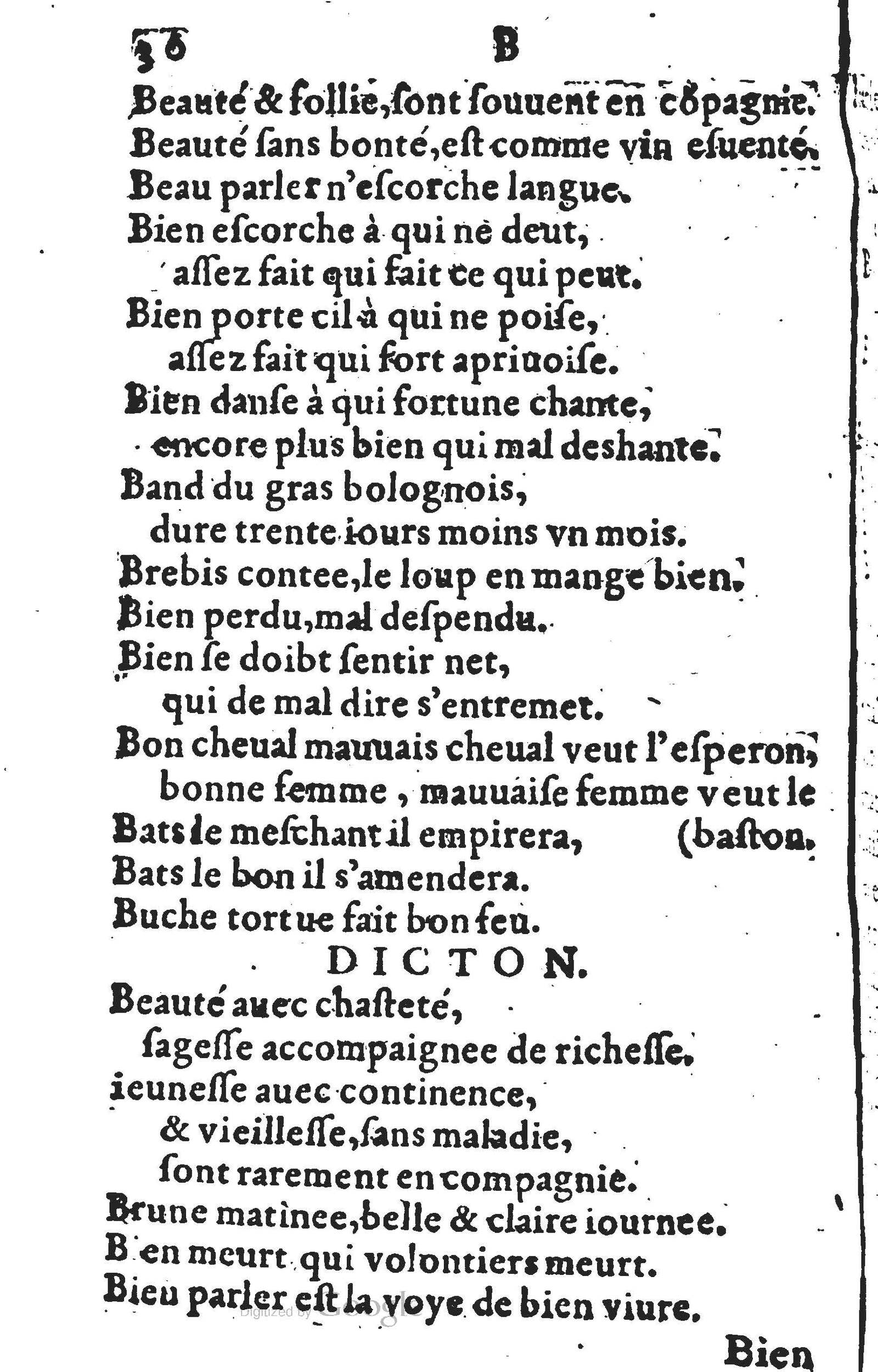 1578 - Nicolas Lescuyer - Trésor des sentences dorées - UGent