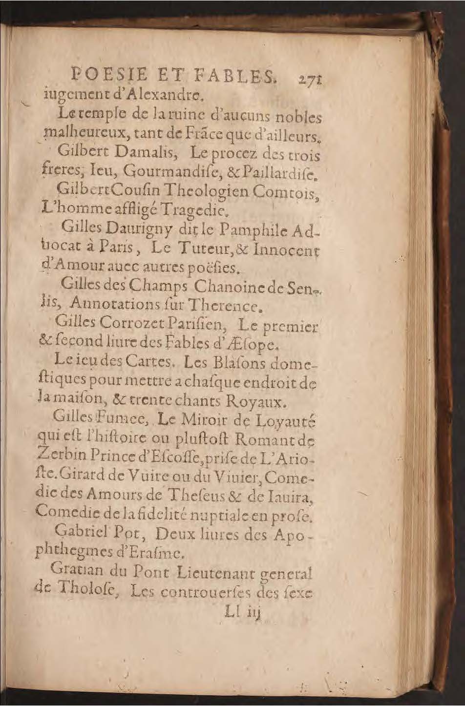 1602 - François Jacquin - Trésor des bons esprits français - BnF Arsenal