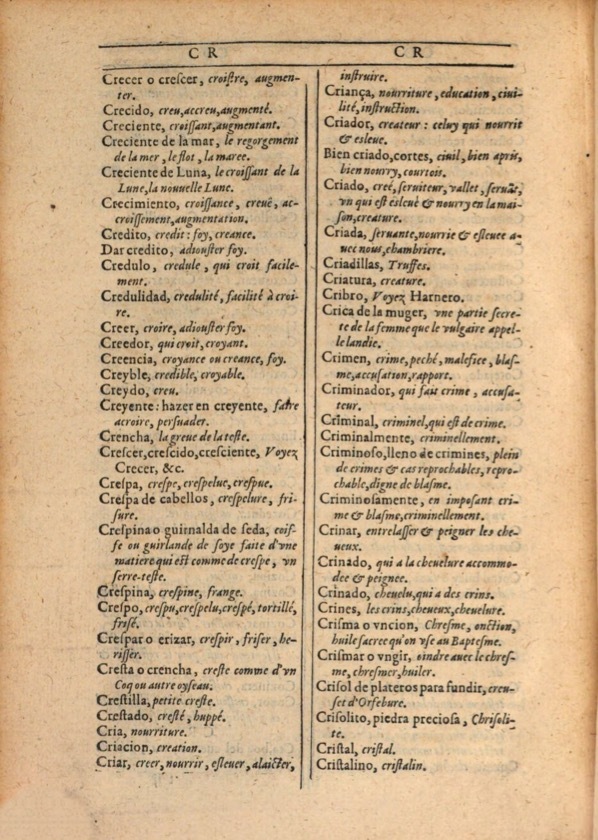 1607 - Marc Orry - Trésor des deux langues espagnole et française (Première et Seconde parties) - ÖNB Wien