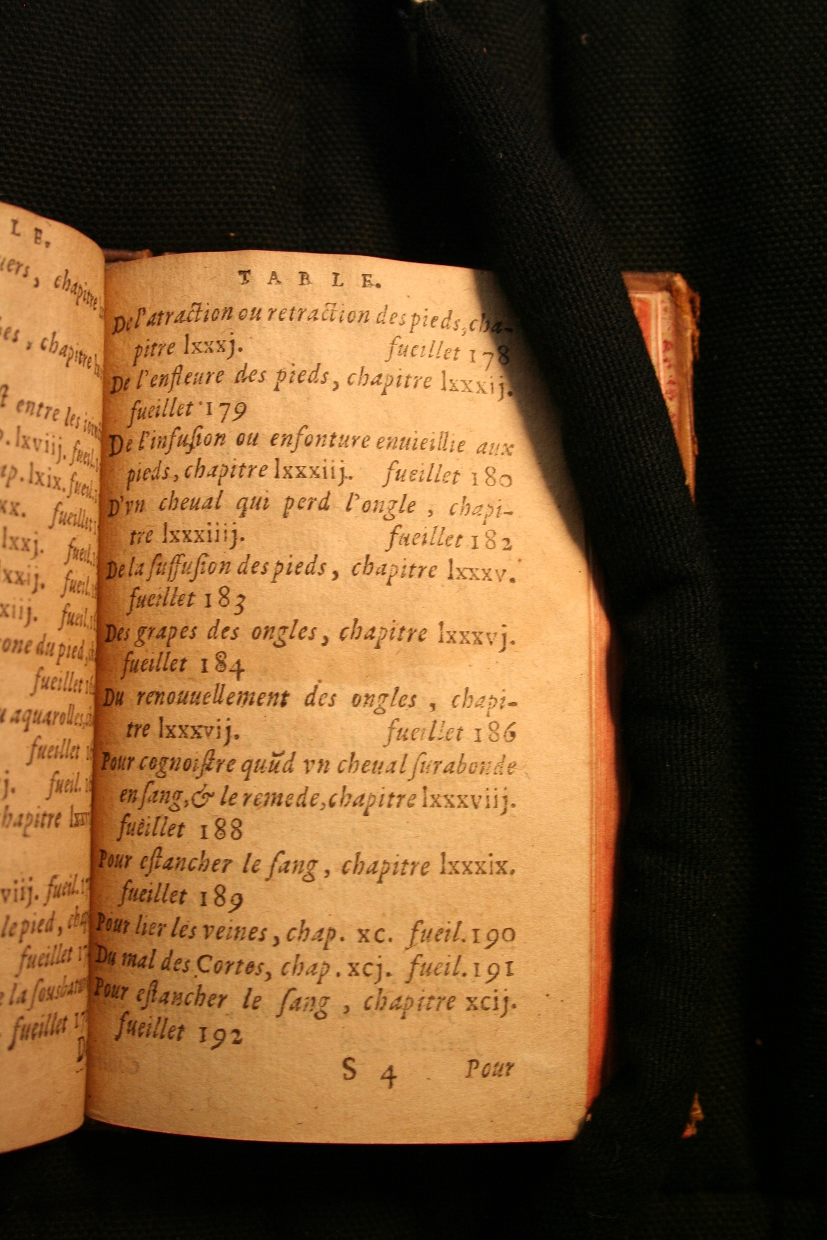1591 - Pierre Chastaing et Benoît Rigaud - Trésor des bêtes chevalines - BM Bordeaux