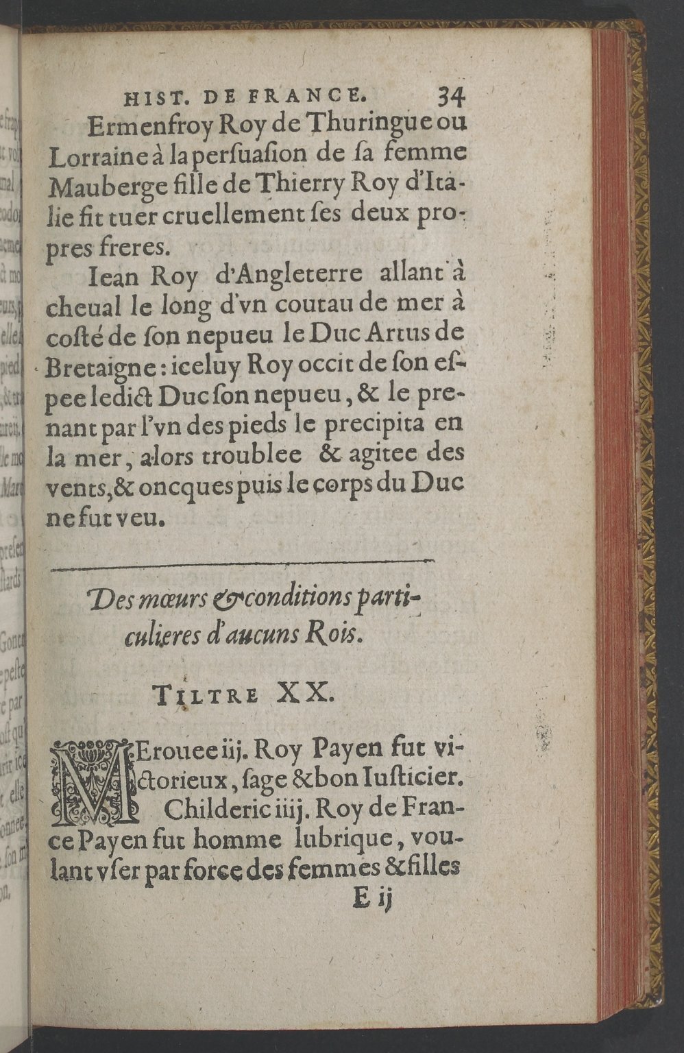 1603 - Galiot Corrozet - Trésor des histoires de France - BnF Tolbiac