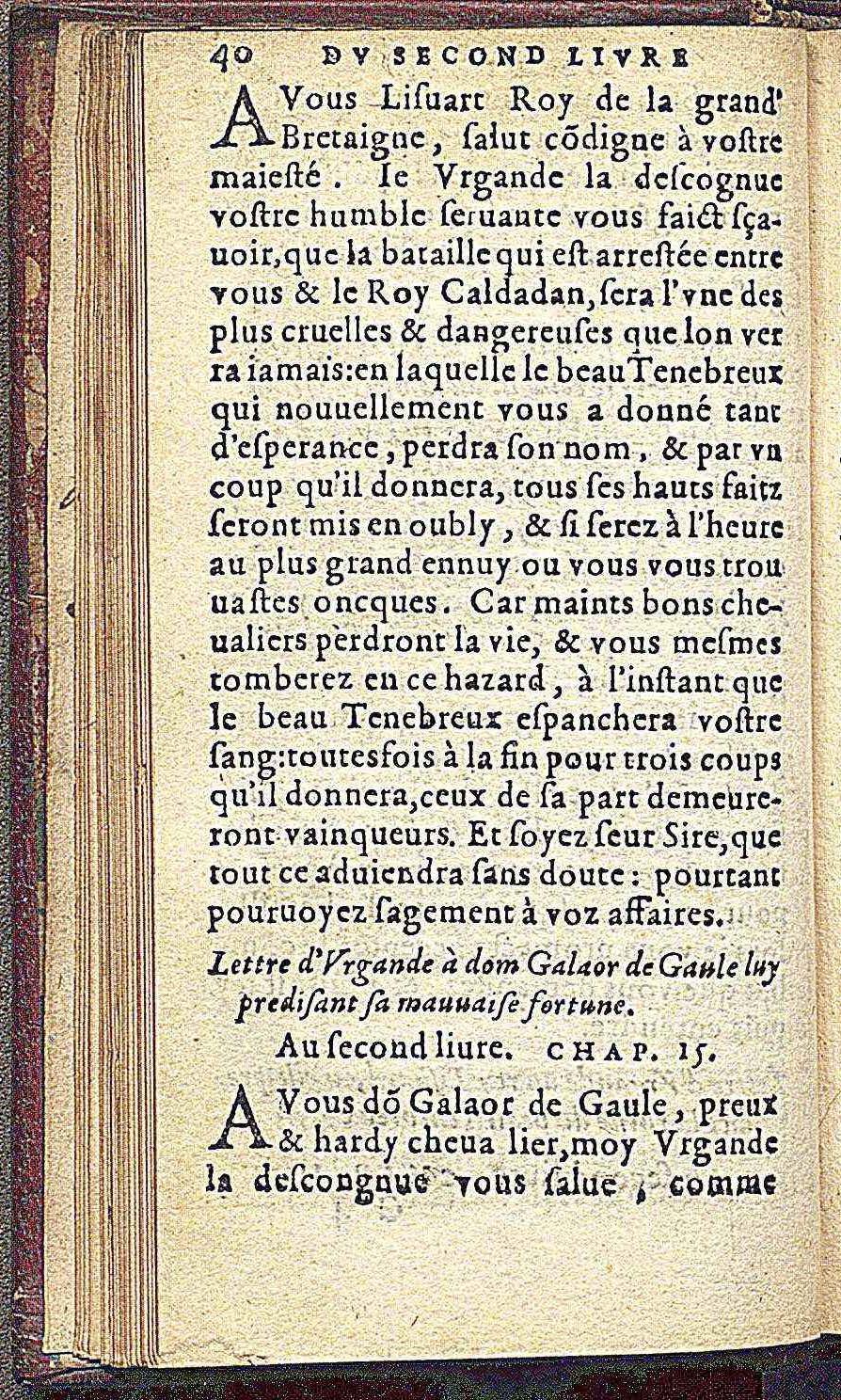 1573 - Olivier de Harsy - Trésor des Amadis - Edimbourg