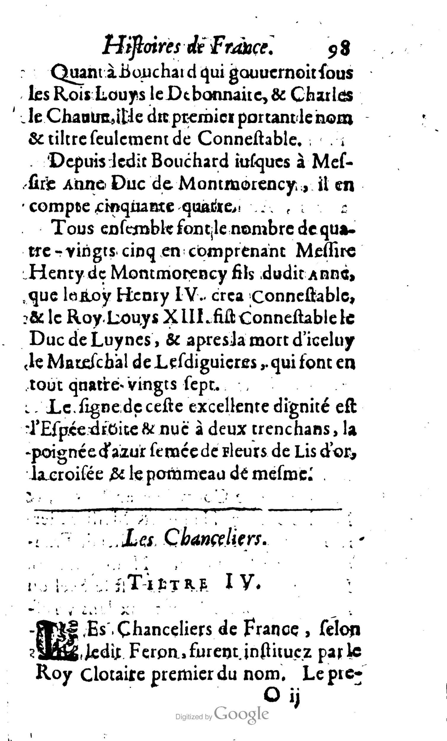 1638 - Jean Corrozet - Trésor des histoires de France - BM Lyon