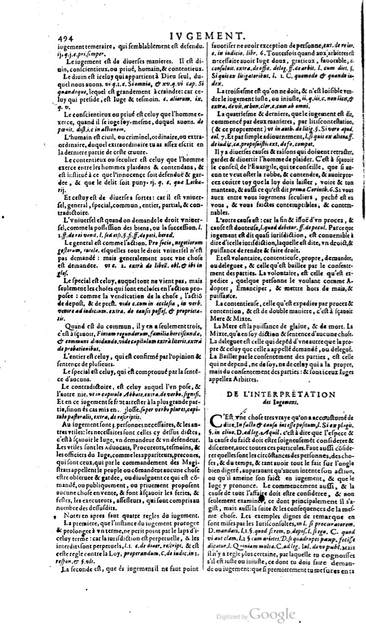1629 - Veuve Nicolas Buon - Trésor du droit français (21754 T. 2) - BM Lyon 1629 - Veuve Nicolas Buon - Trésor du droit français (21754 T. 2) - BM Lyon