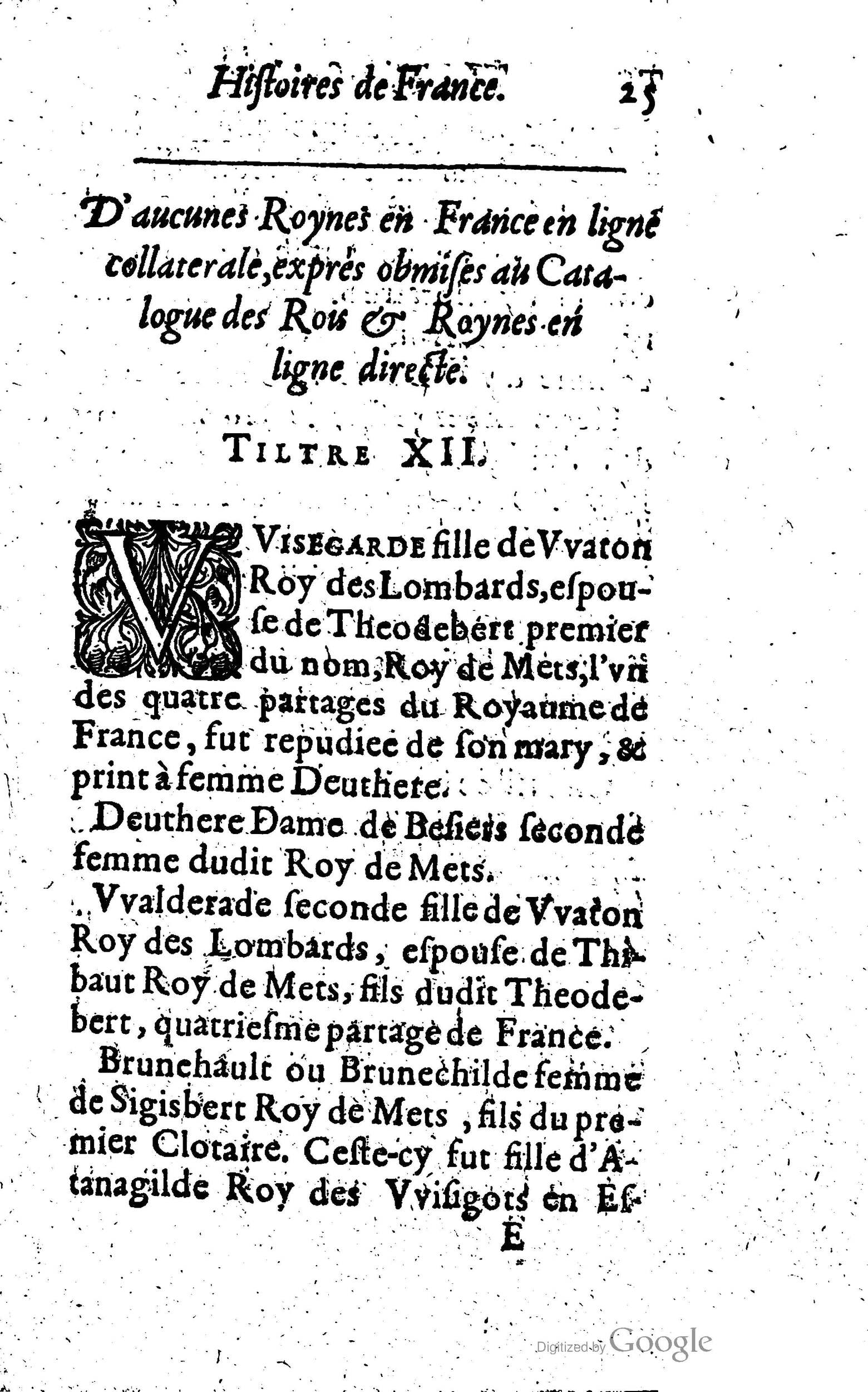 1619 - Jean Corrozet - Trésor des histoires de France - Anvers Musée Plantin-Moretus