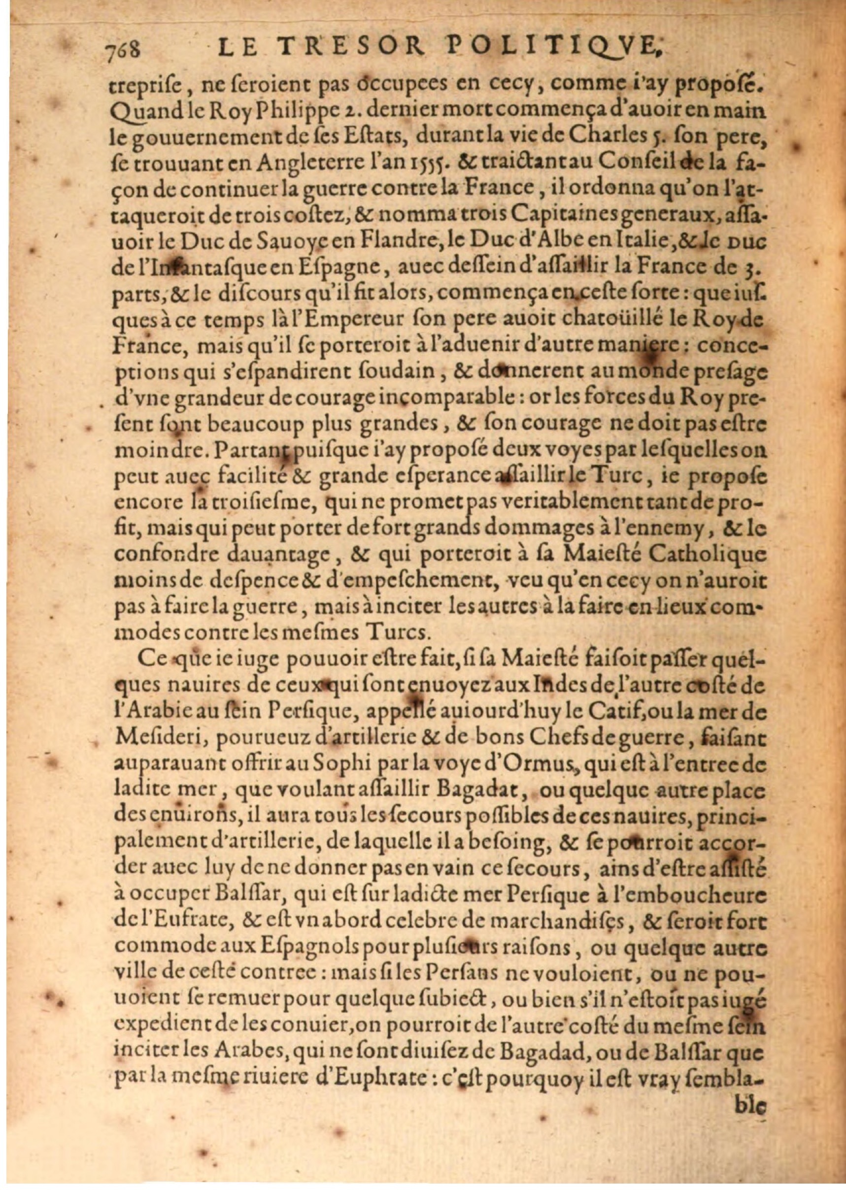 1608 - Pierre Chevalier - Trésor politique - BSB Munich