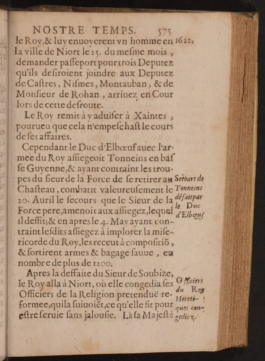 1626 - Joseph Bouillerot - Trésor de l’histoire générale de notre temps - BnF Arsenal