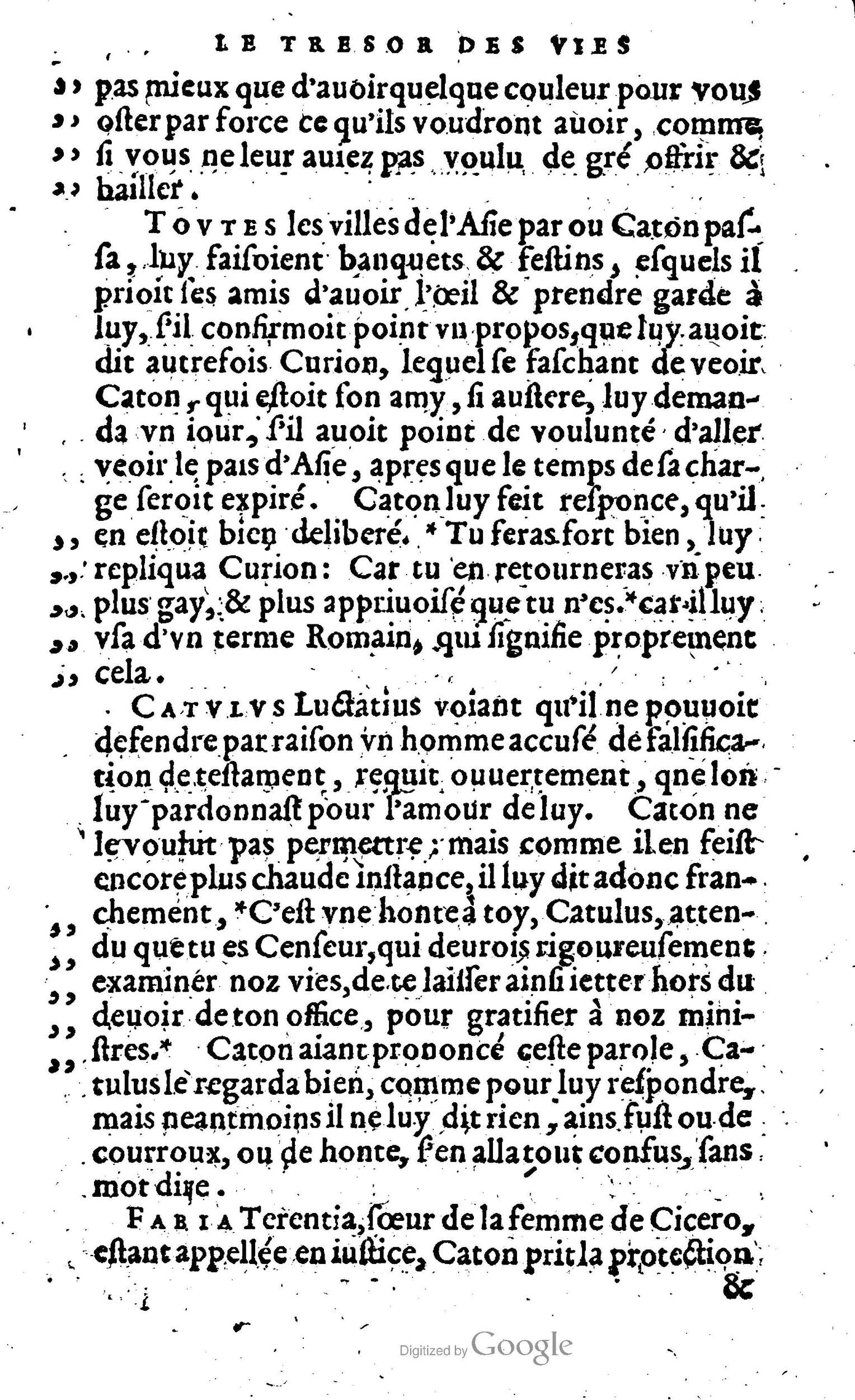 1568 - Willem Silvius - Trésor des vies de Plutarque - Anvers Plantin-Moretus