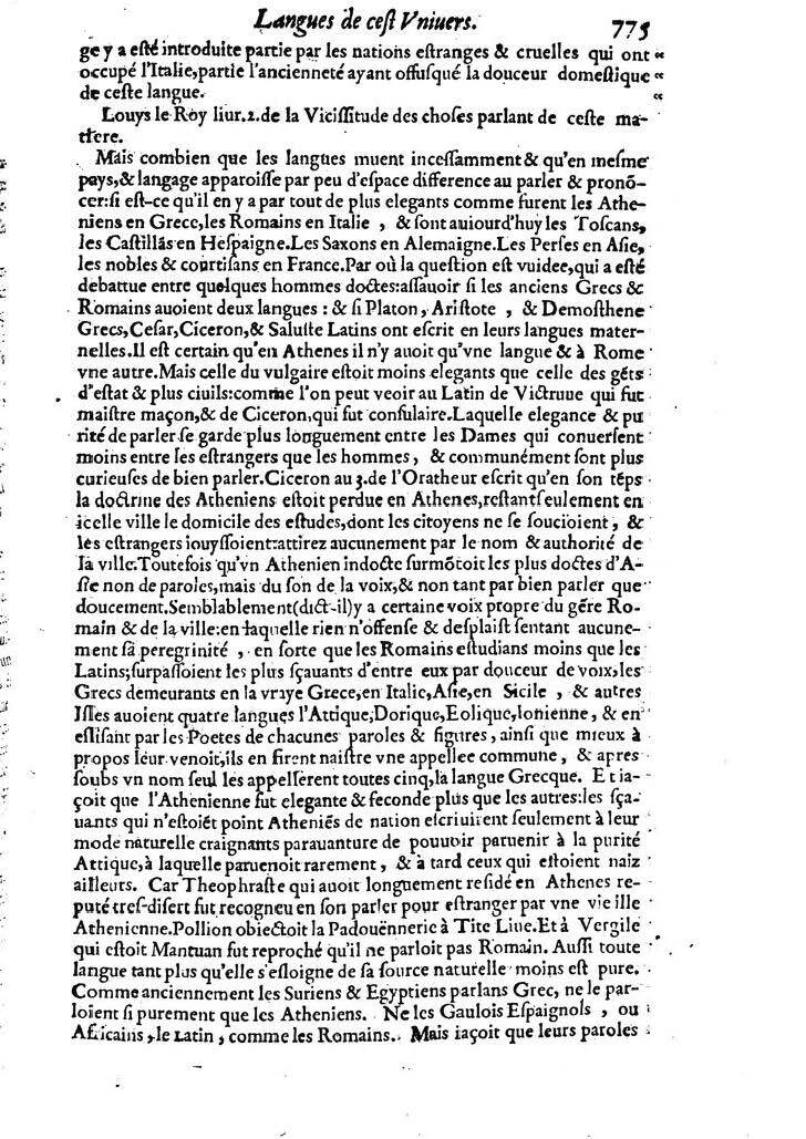 1613 - Matthieu Berjon - Trésor de l’histoire des langues de cet univers - BM Lyon