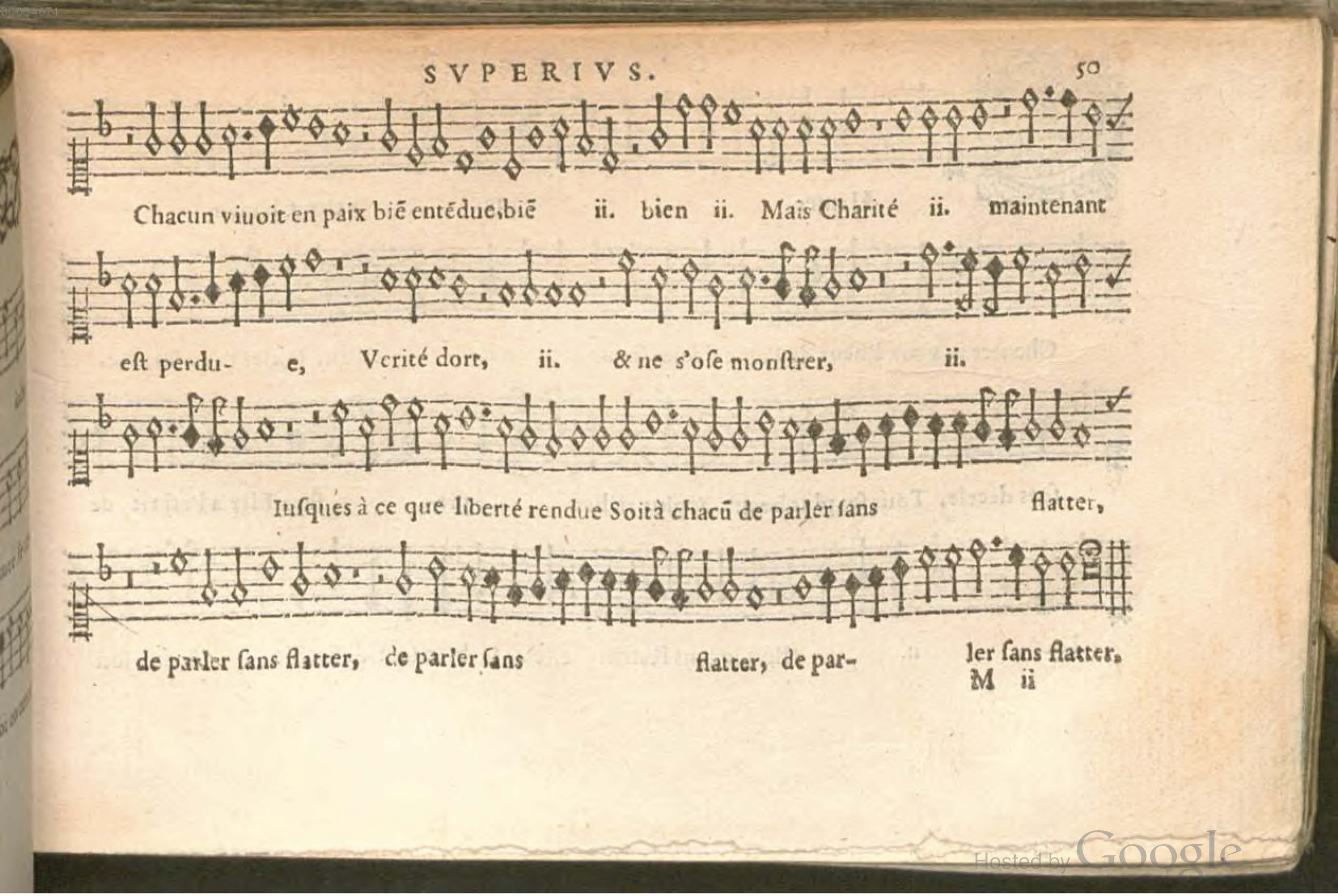 1576 - [Pierre de Saint-André] - Trésor de musique d’Orlande de Lassus Superius - BSB Munich