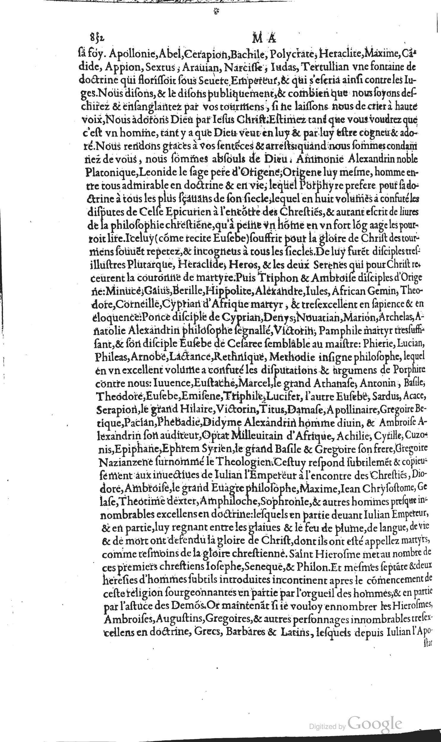 1585 - Barthélemy Honorat - Bibliothèques françaises - BSB Munich