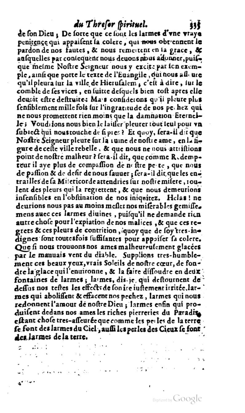 1637 - s.n. - Trésor spirituel des âmes religieuses - BM Lyon