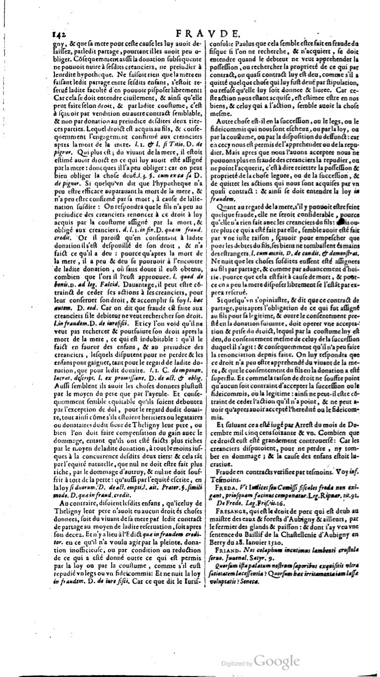 1629 - Veuve Nicolas Buon - Trésor du droit français (29620 T. 2) - BM Lyon