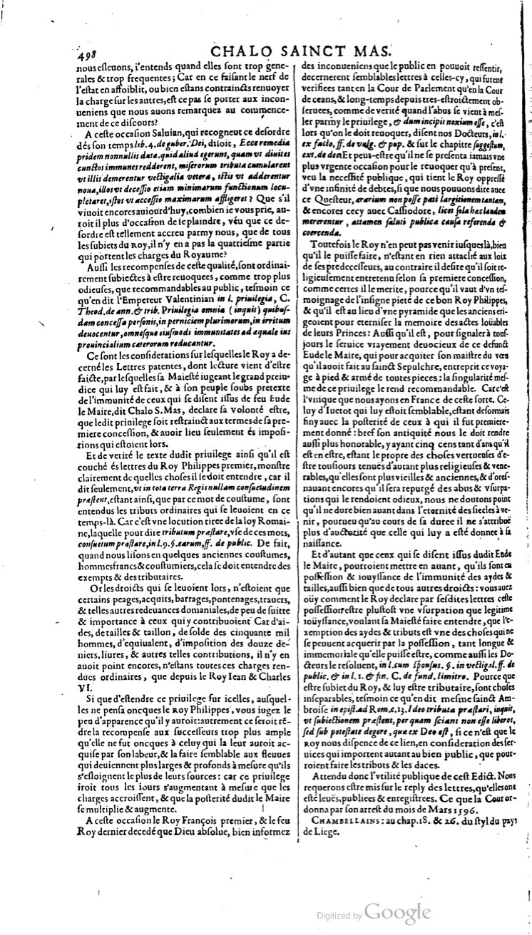 1629 - Veuve Nicolas Buon - Trésor du droit français (21754 T. 1) - BM Lyon