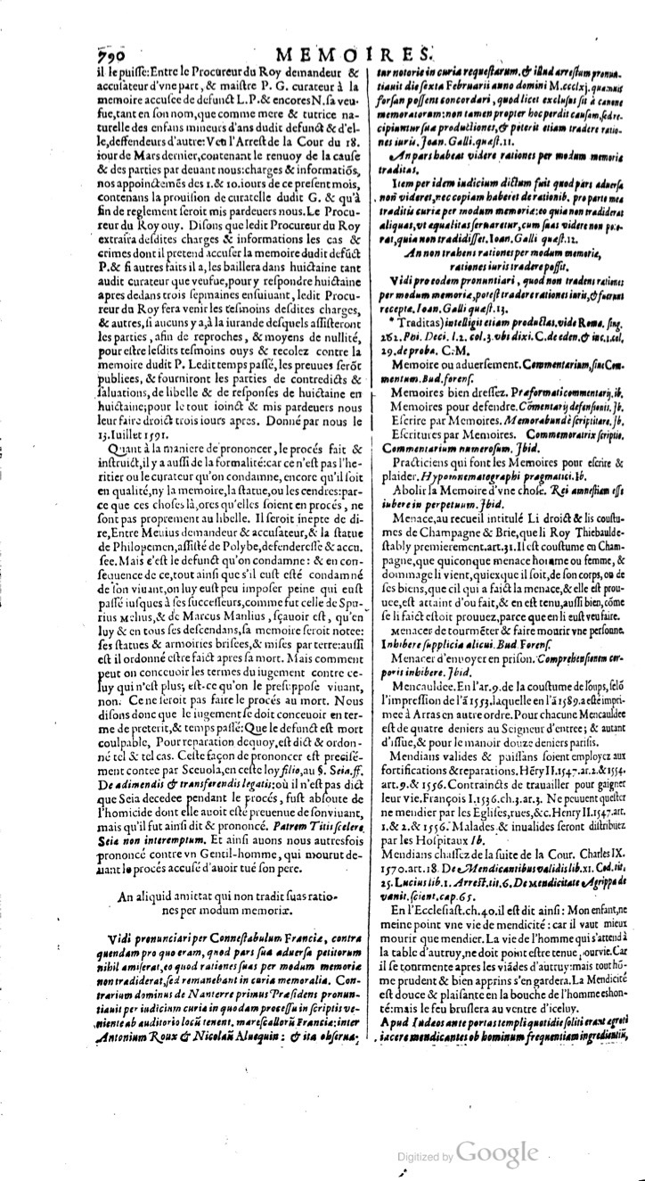 1629 - Veuve Nicolas Buon - Trésor du droit français (29620 T. 2) - BM Lyon