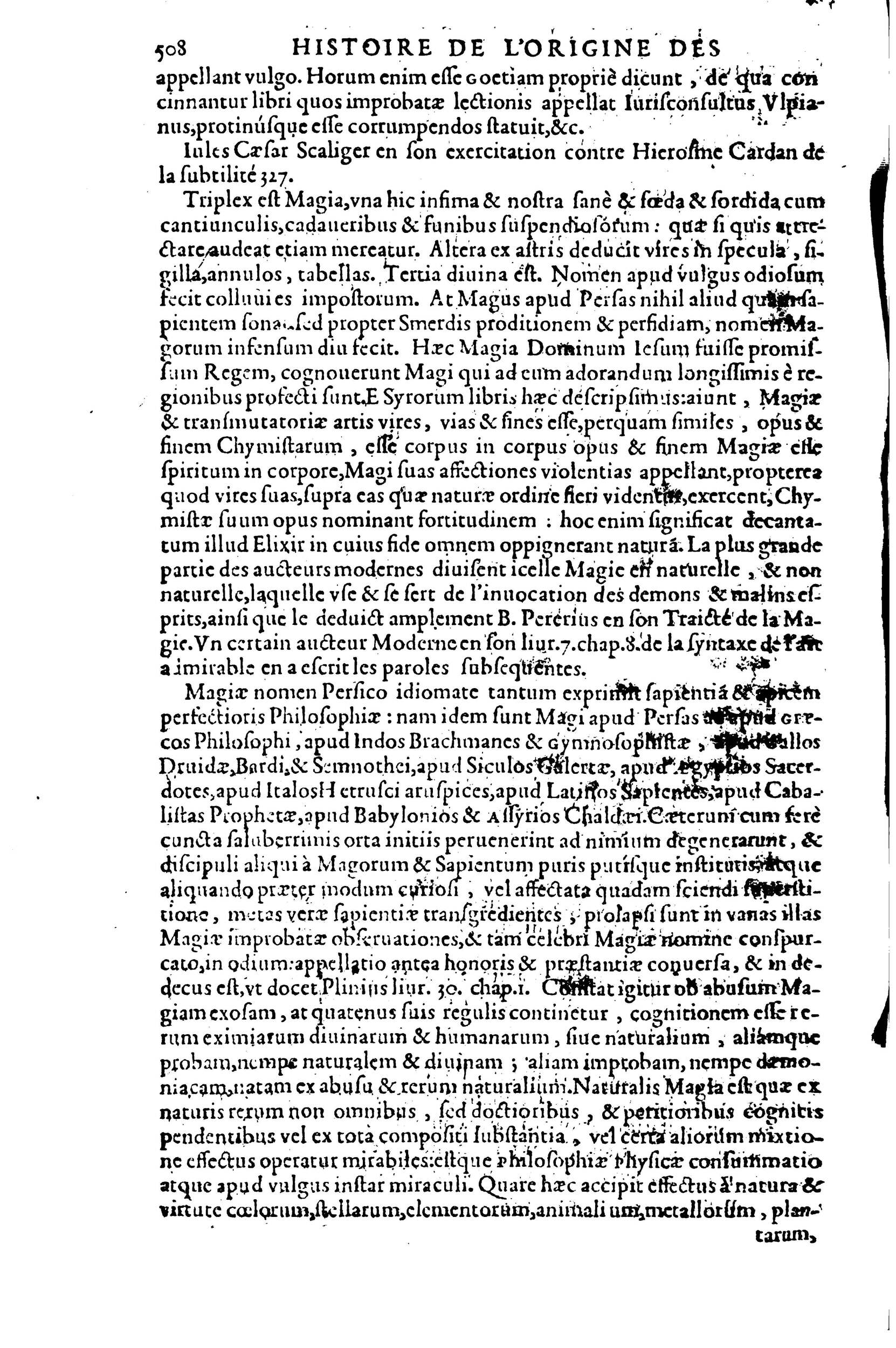 1608 - Nicolas Du Fossé - Trésor politique - BnF Tolbiac