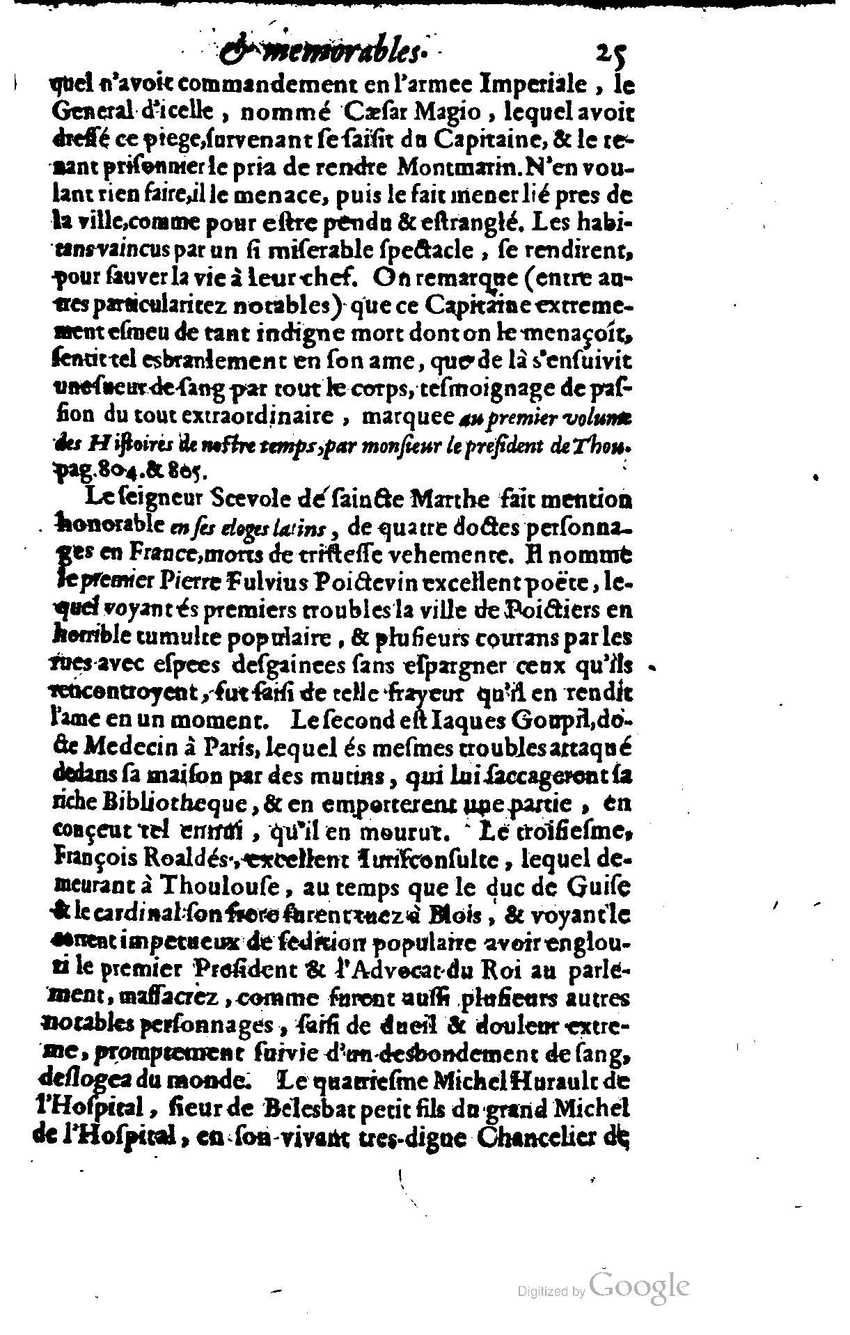 1628 - Jacques Crespin - Trésor d’histoires admirables et mémorables - BSB Munich