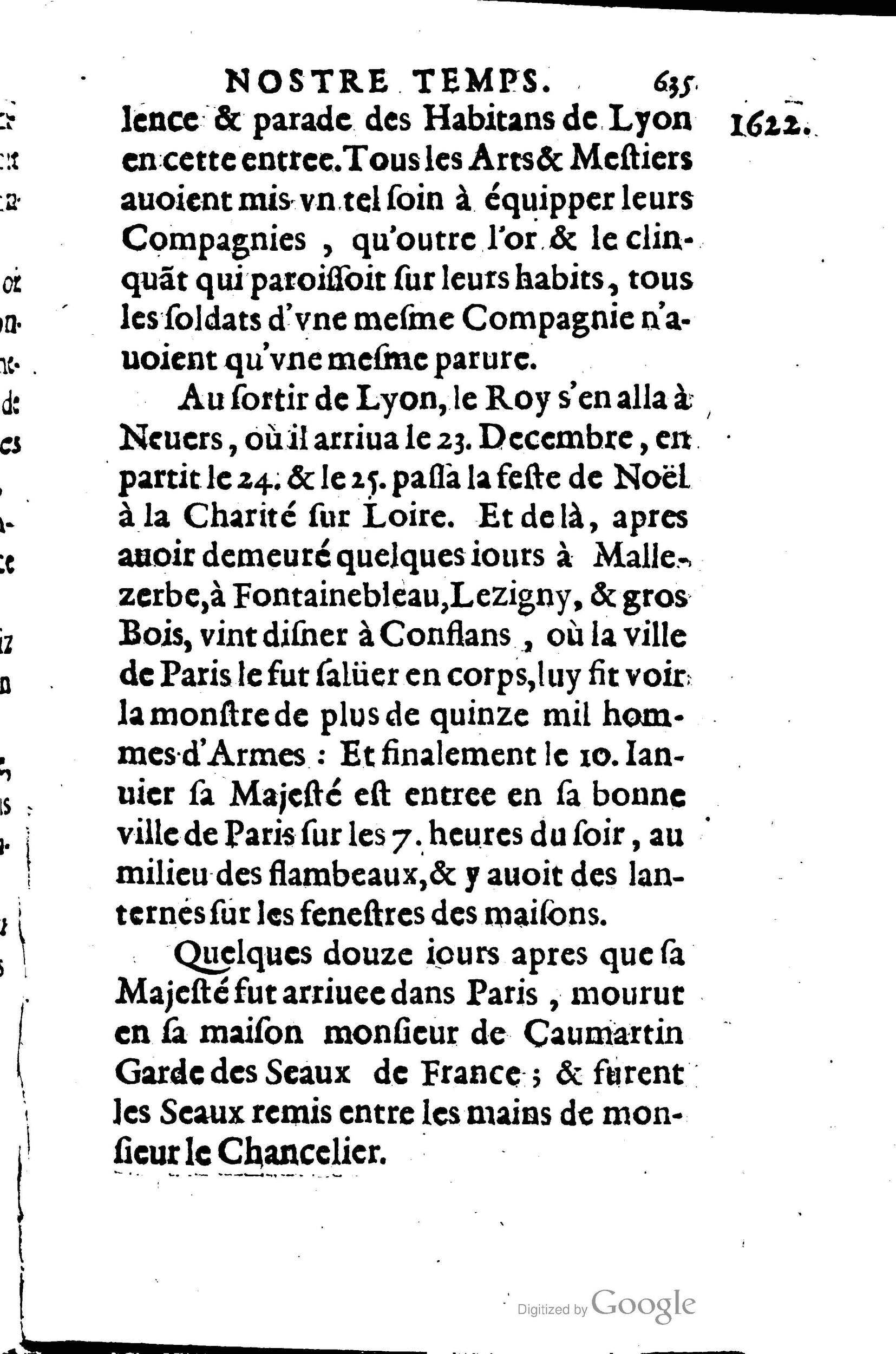 1623 - Joseph Bouillerot - Trésor de l’histoire générale de notre temps - BM Lyon