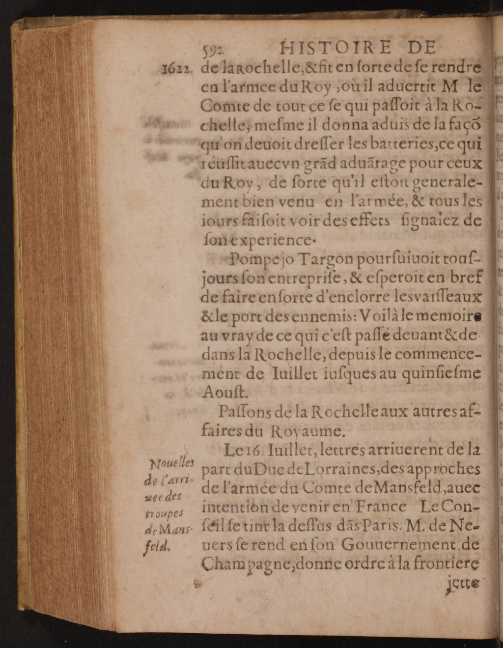 1626 - Joseph Bouillerot - Trésor de l’histoire générale de notre temps - BnF Arsenal