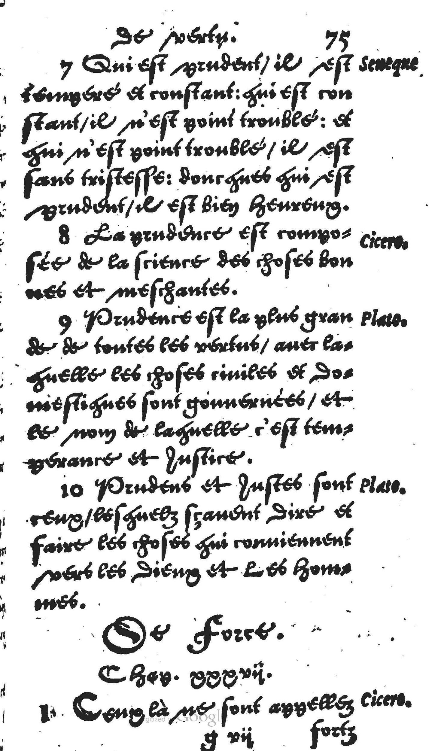1560 - Jean Bellère - Trésor de vertu - Det Kongelige Bibliotek 1560 - Jean Bellère - Trésor de vertu - Det Kongelige Bibliotek