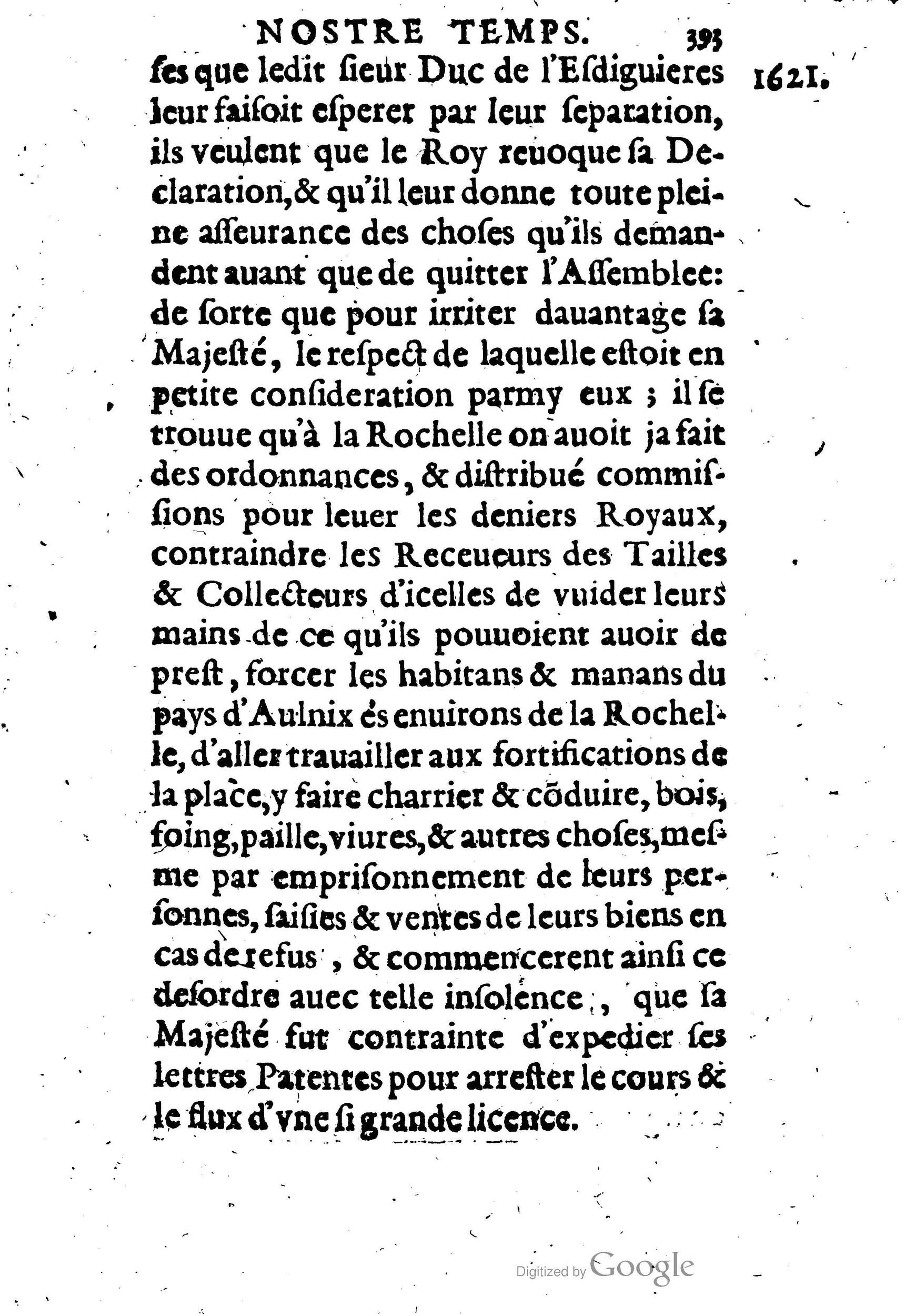 1623 - Joseph Bouillerot - Trésor de l’histoire générale de notre temps - BM Lyon