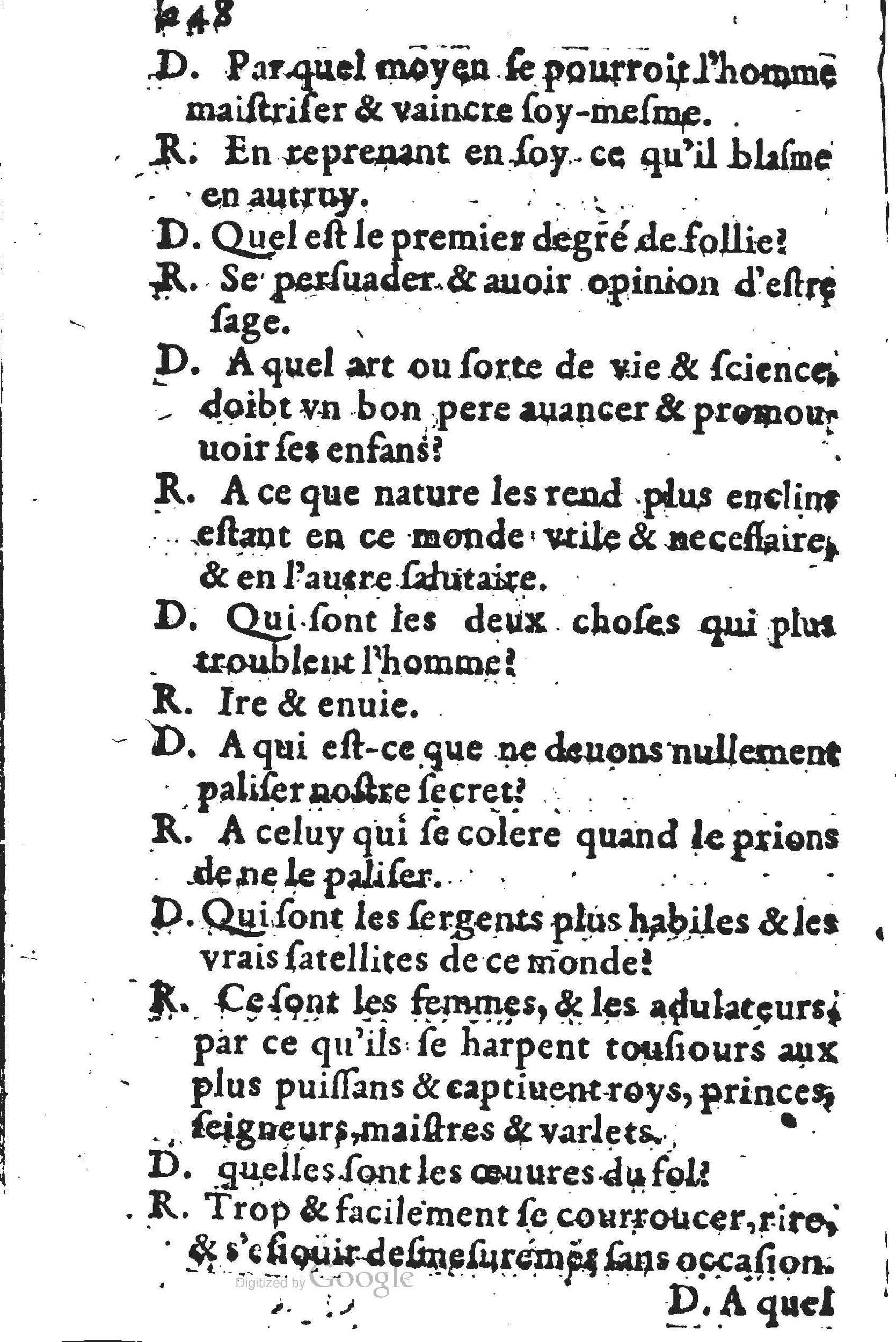 1578 - Nicolas Lescuyer - Trésor des sentences dorées - UGent