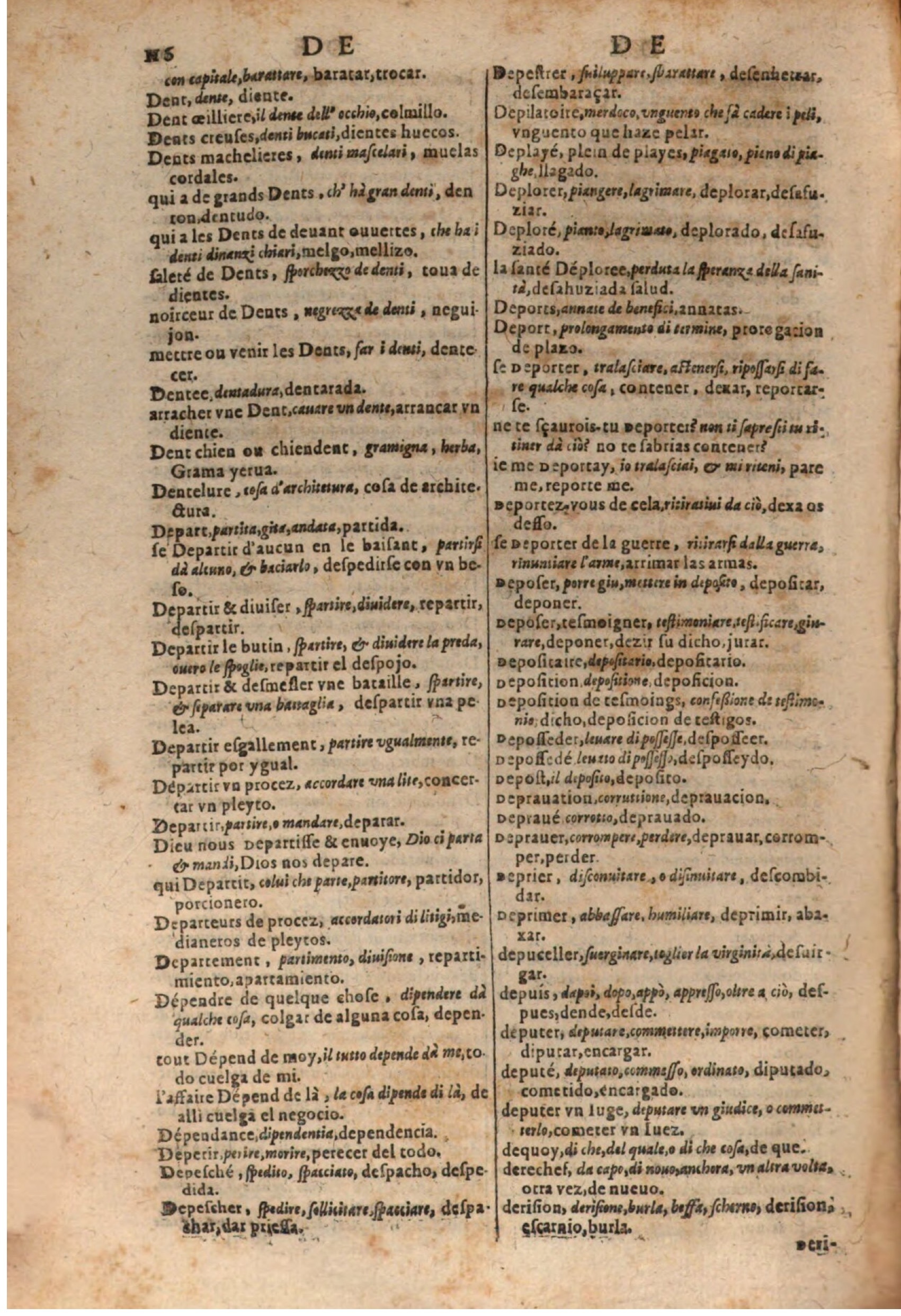 1637 - Jacques Crespin - Trésor des trois langues (Trois parties) - BSB Munich 1637 - Jacques Crespin - Trésor des trois langues (Trois parties) - BSB Munich