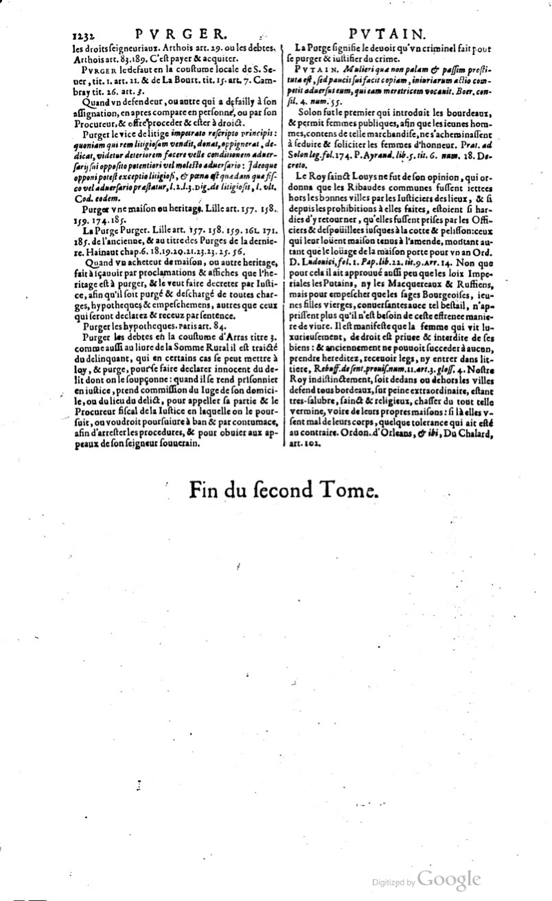 1629 - Veuve Nicolas Buon - Trésor du droit français (29620 T. 2) - BM Lyon 1629 - Veuve Nicolas Buon - Trésor du droit français (29620 T. 2) - BM Lyon
