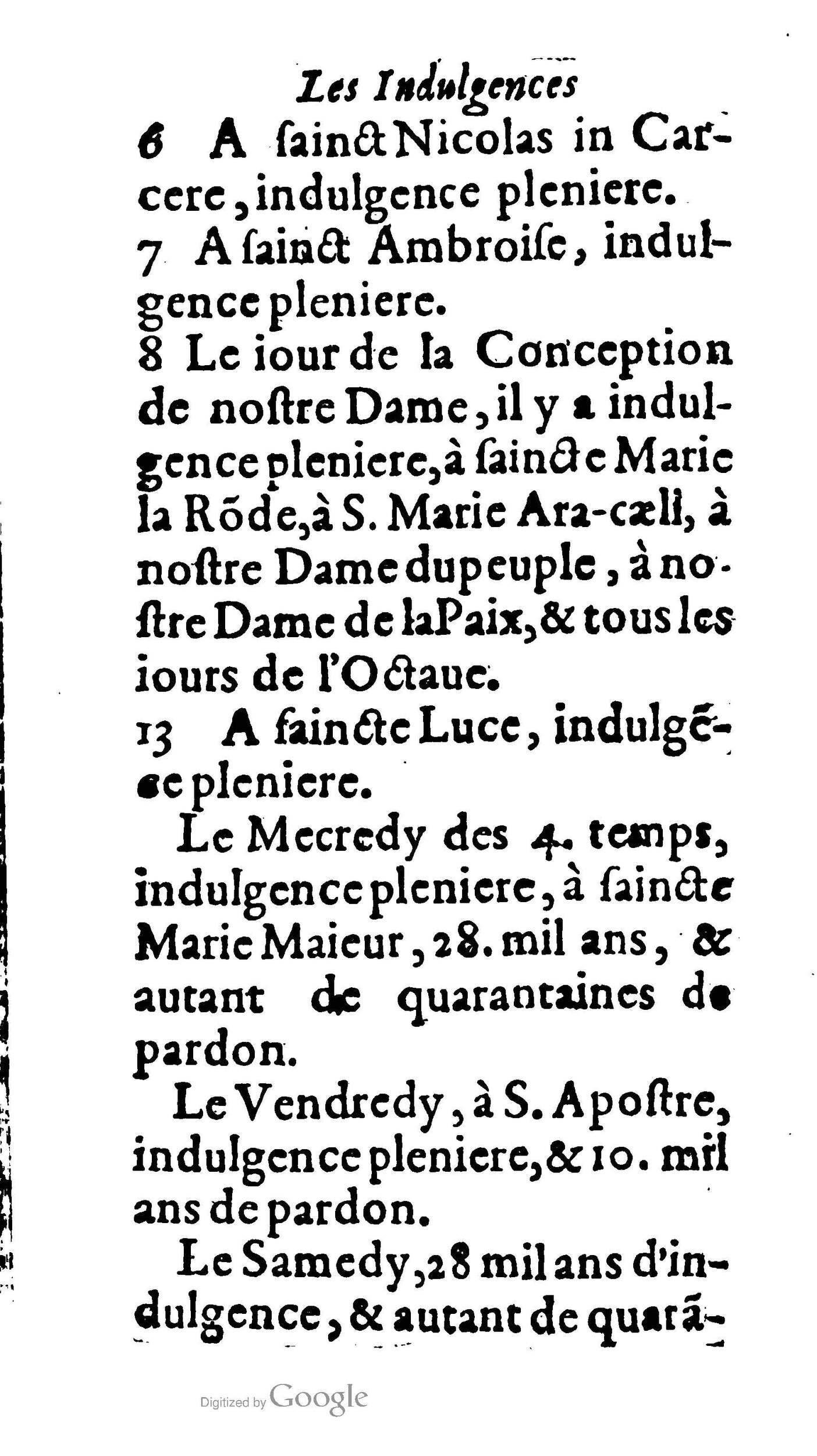1604 - Jean Le Bouc - Trésor des indulgences du Saint Rosaire - BM Lyon