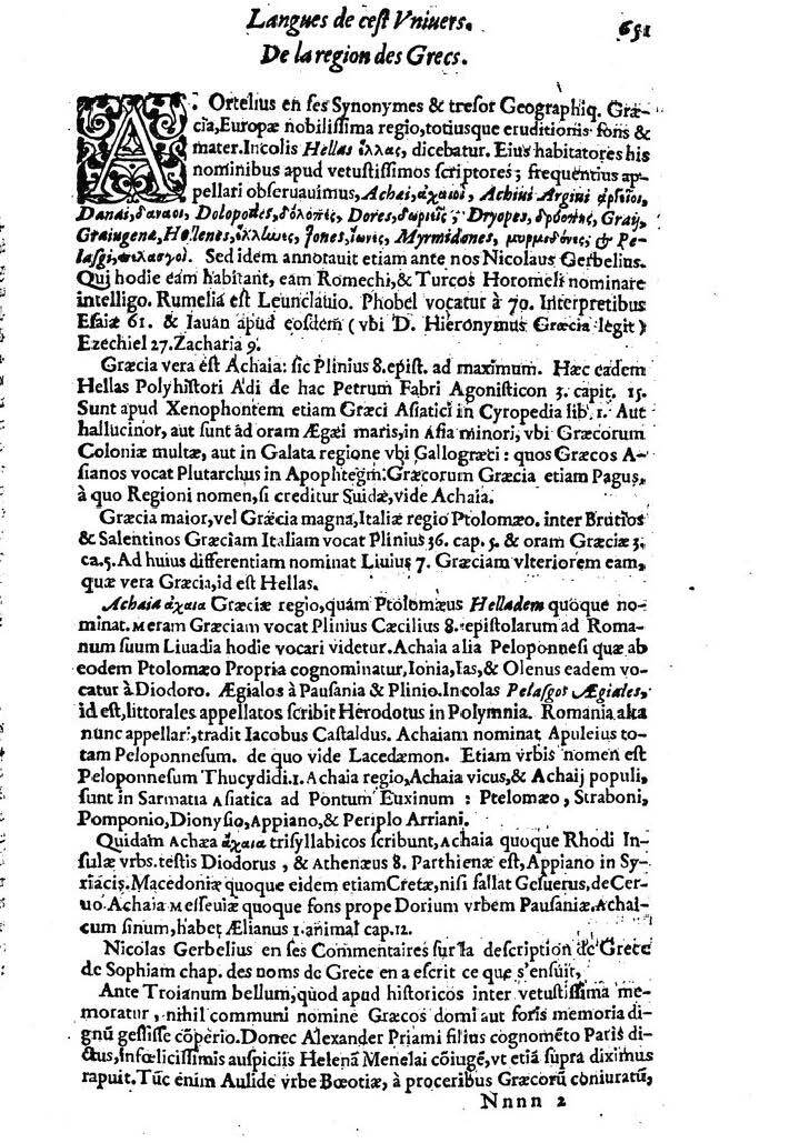 1613 - Matthieu Berjon - Trésor de l’histoire des langues de cet univers - BM Lyon