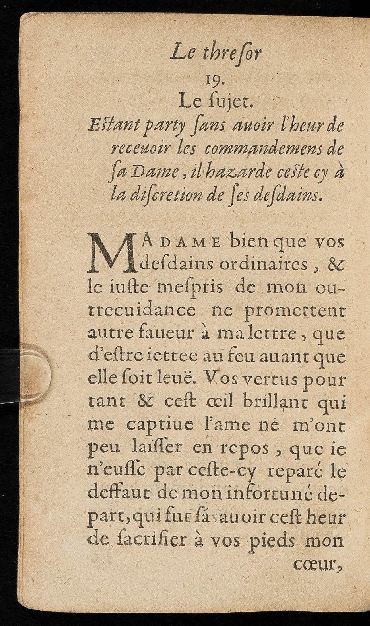 1597 - Thibaud Ancelin - Trésor d’amour - Stuttgart