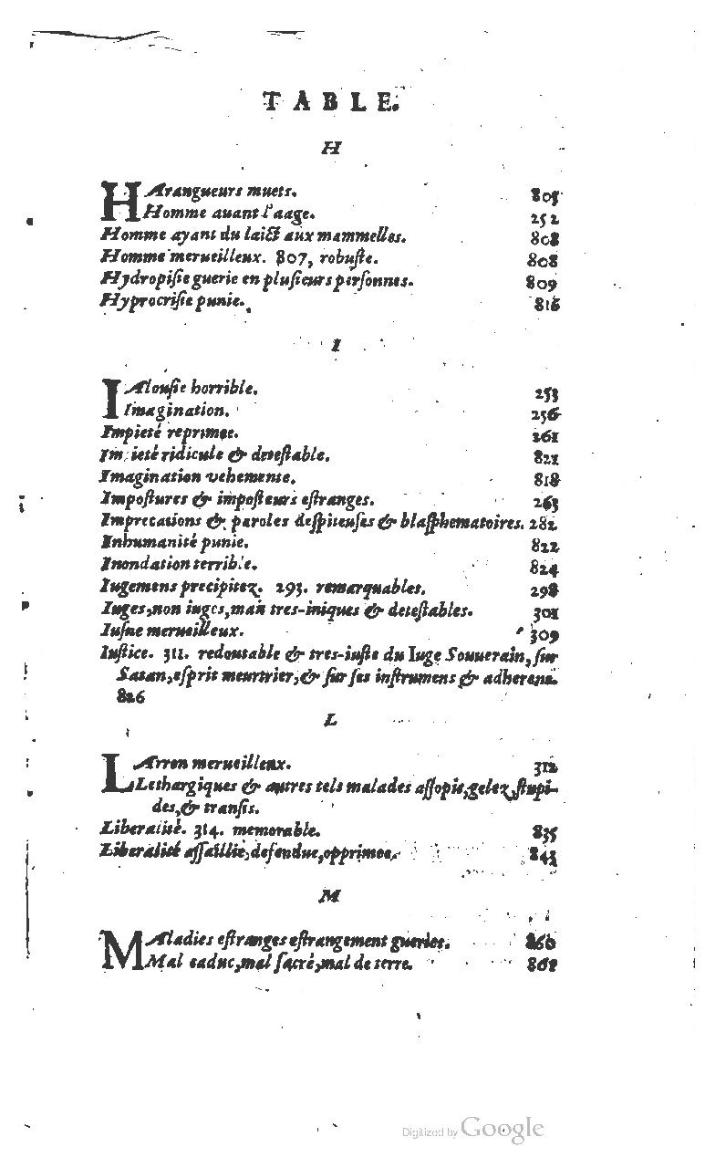 1610 - Paul Marceau - Trésor d’histoires admirables et mémorables - BSB Munich 1610 - Paul Marceau - Trésor d’histoires admirables et mémorables - BSB Munich
