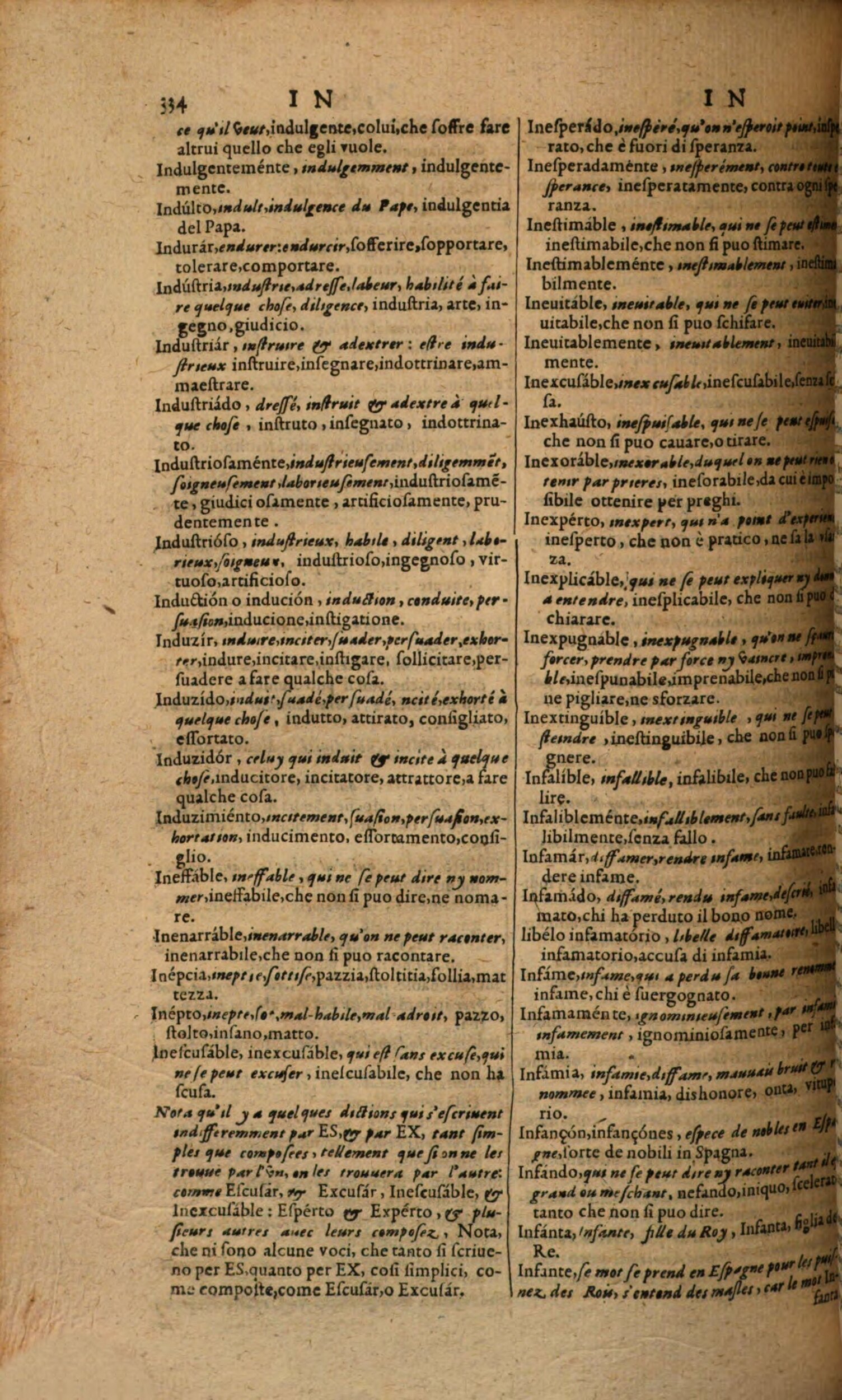 1617 - Samuel Crespin - Trésor des trois langues espagnole, française et italienne (Première partie) - Regensburg