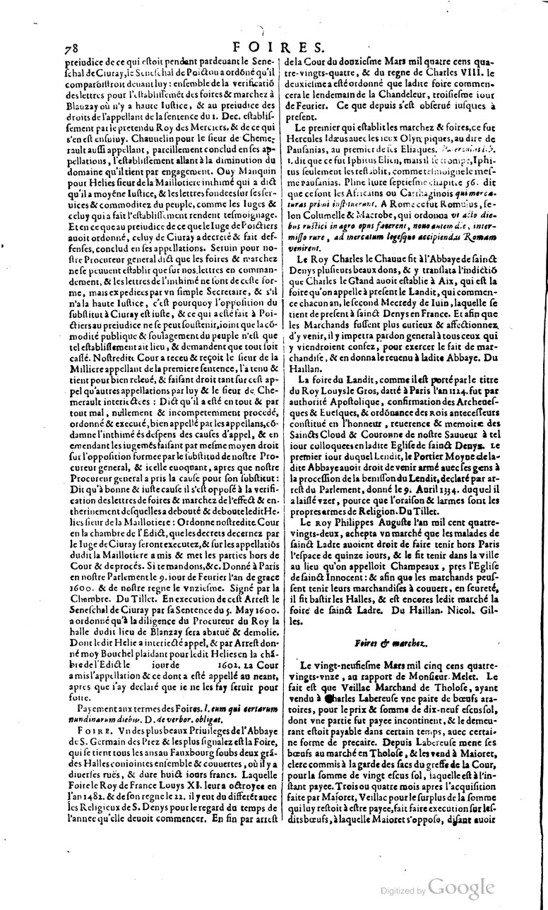 1629 - Veuve Nicolas Buon - Trésor du droit français (21754 T. 2) - BM Lyon