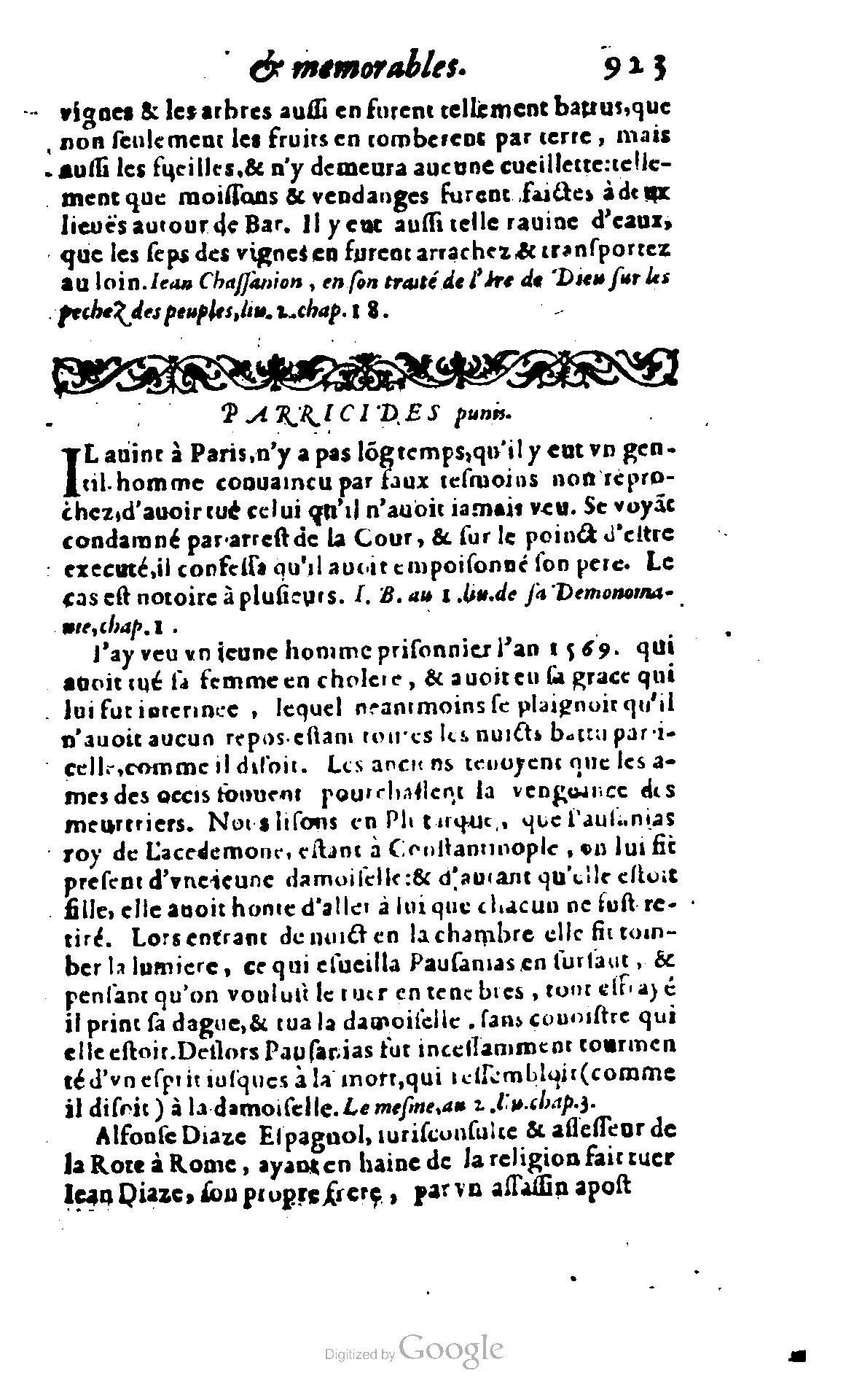 1620 - Samuel Crespin - Trésor d’histoires admirables et mémorables - BCU Lausanne