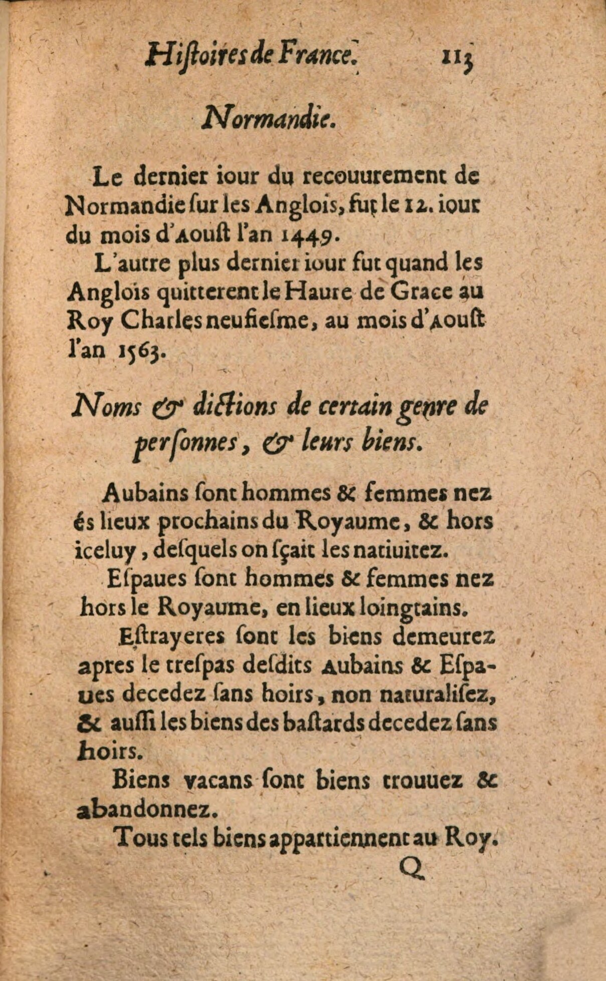 1639 - Jean Corrozet - Trésor des histoires de France - BSB Munich