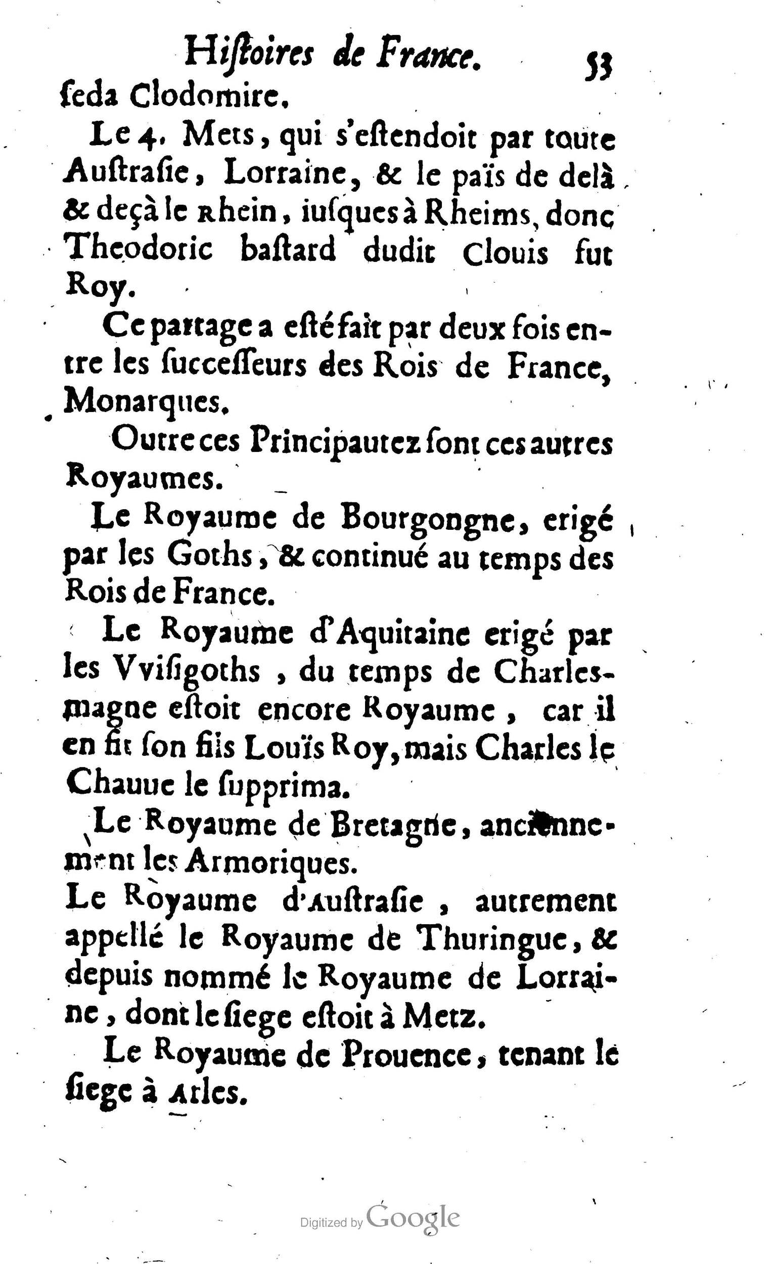 1638 - Jean Corrozet - Trésor des histoires de France - BM Lyon 1638 - Jean Corrozet - Trésor des histoires de France - BM Lyon
