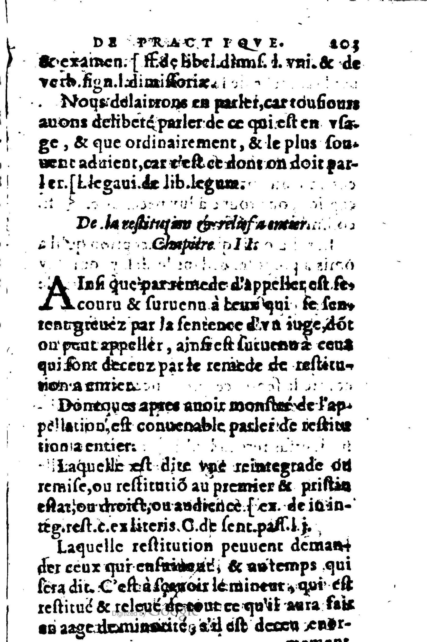 1605 - Pierre Rigaud - Trésor de pratique pour les juges - BM Lyon 1605 - Pierre Rigaud - Trésor de pratique pour les juges - BM Lyon
