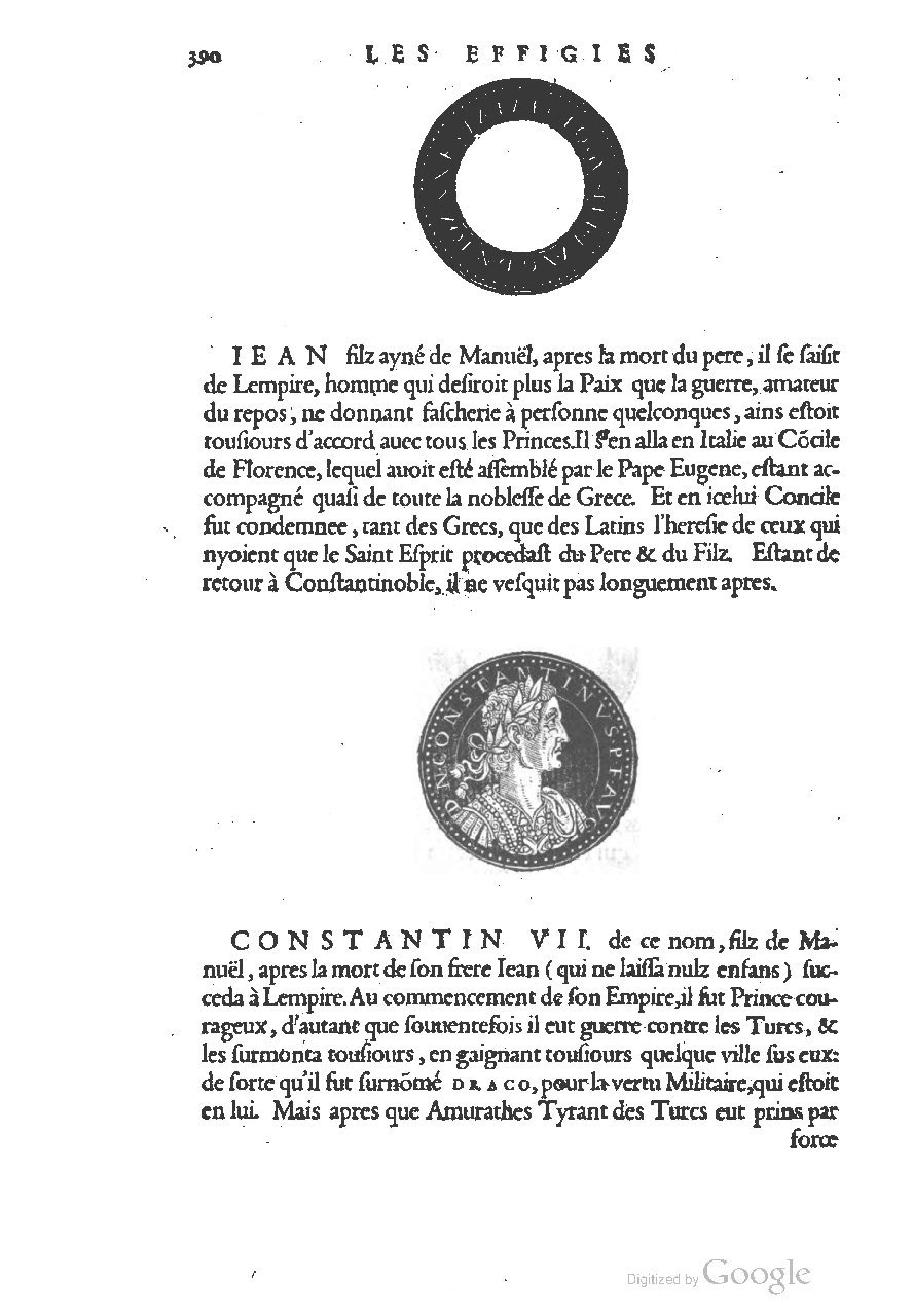 1553 - Jacopo Strada et Thomas Guérin - Épitome du Trésor des antiquités - UGent