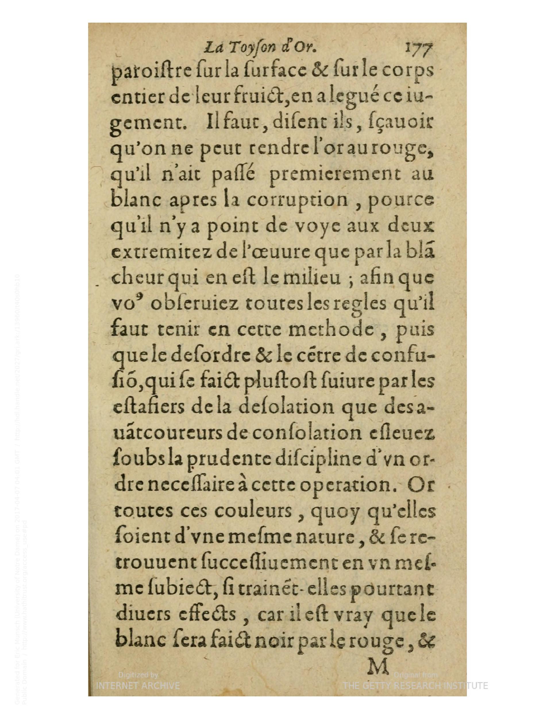 1612 - Charles Sevestre - Toison d’or ou la fleur des trésors - Getty Research Institute