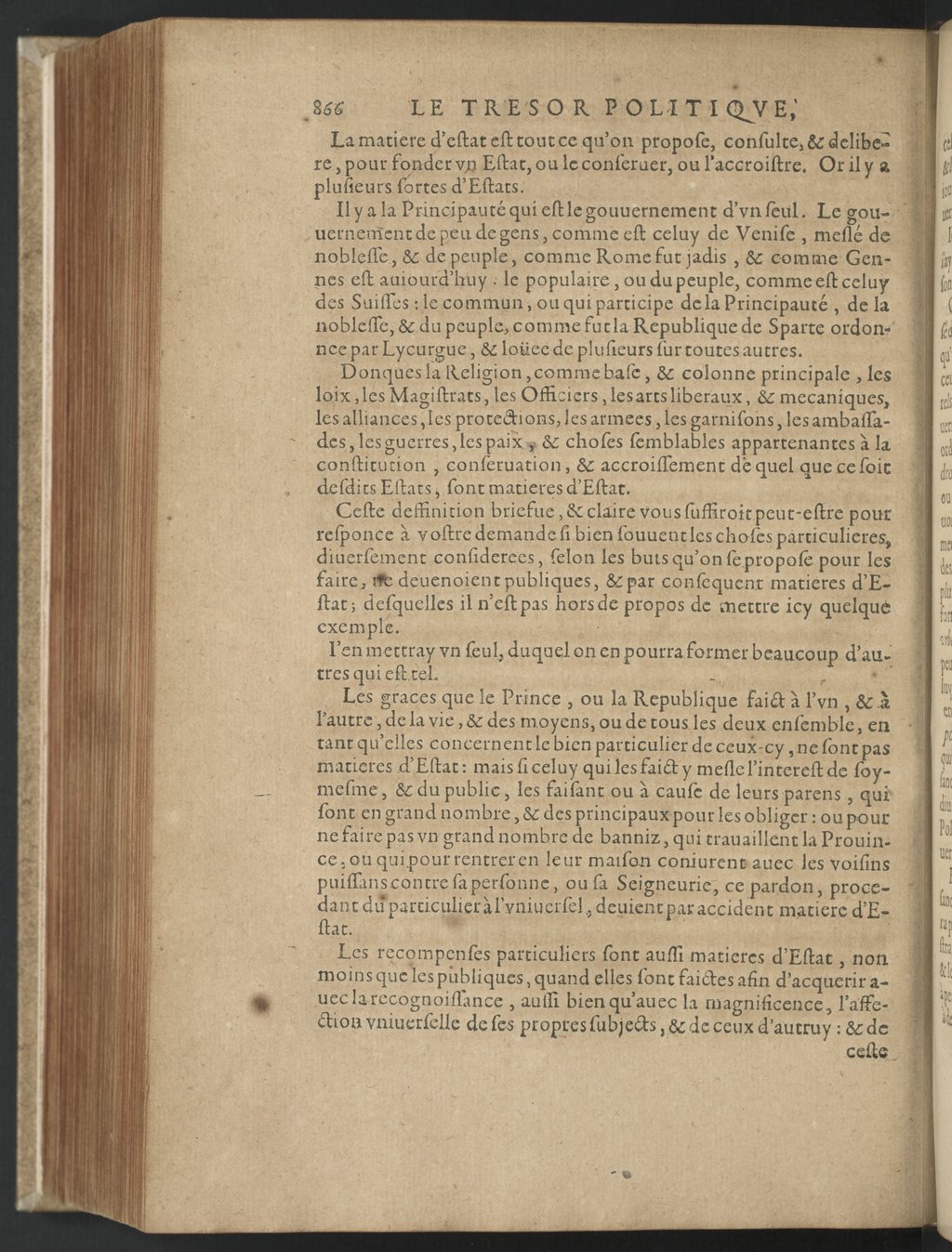 1608 - Nicolas Du Fossé - Trésor politique - BnF Tolbiac