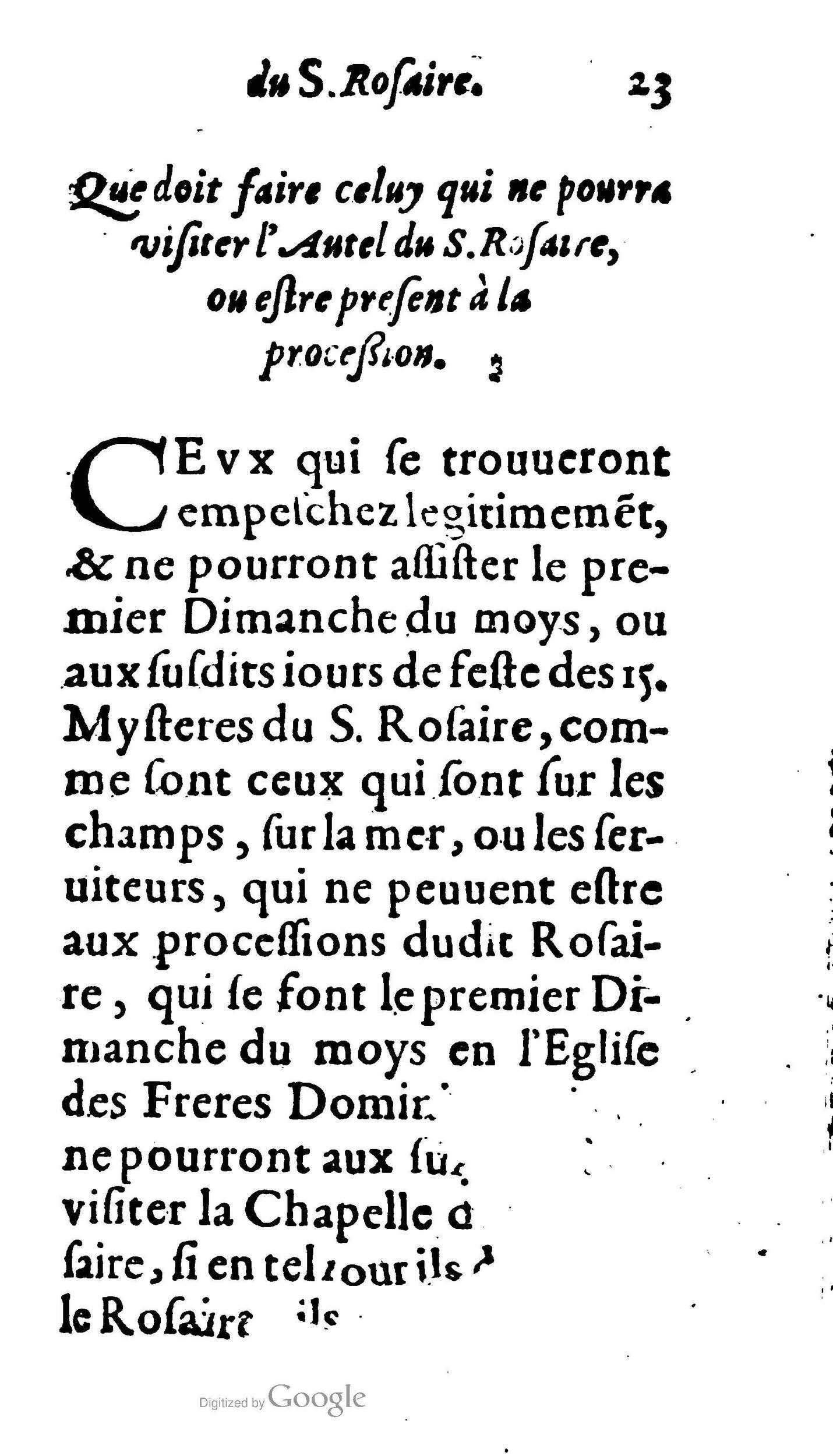 1604 - Jean Le Bouc - Trésor des indulgences du Saint Rosaire - BM Lyon 1604 - Jean Le Bouc - Trésor des indulgences du Saint Rosaire - BM Lyon