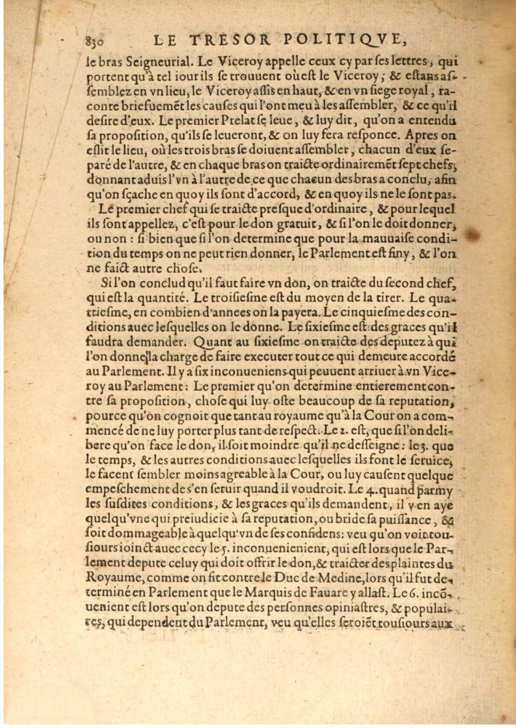 1608 - Nicolas Du Fossé - Trésor politique - BSB Munich
