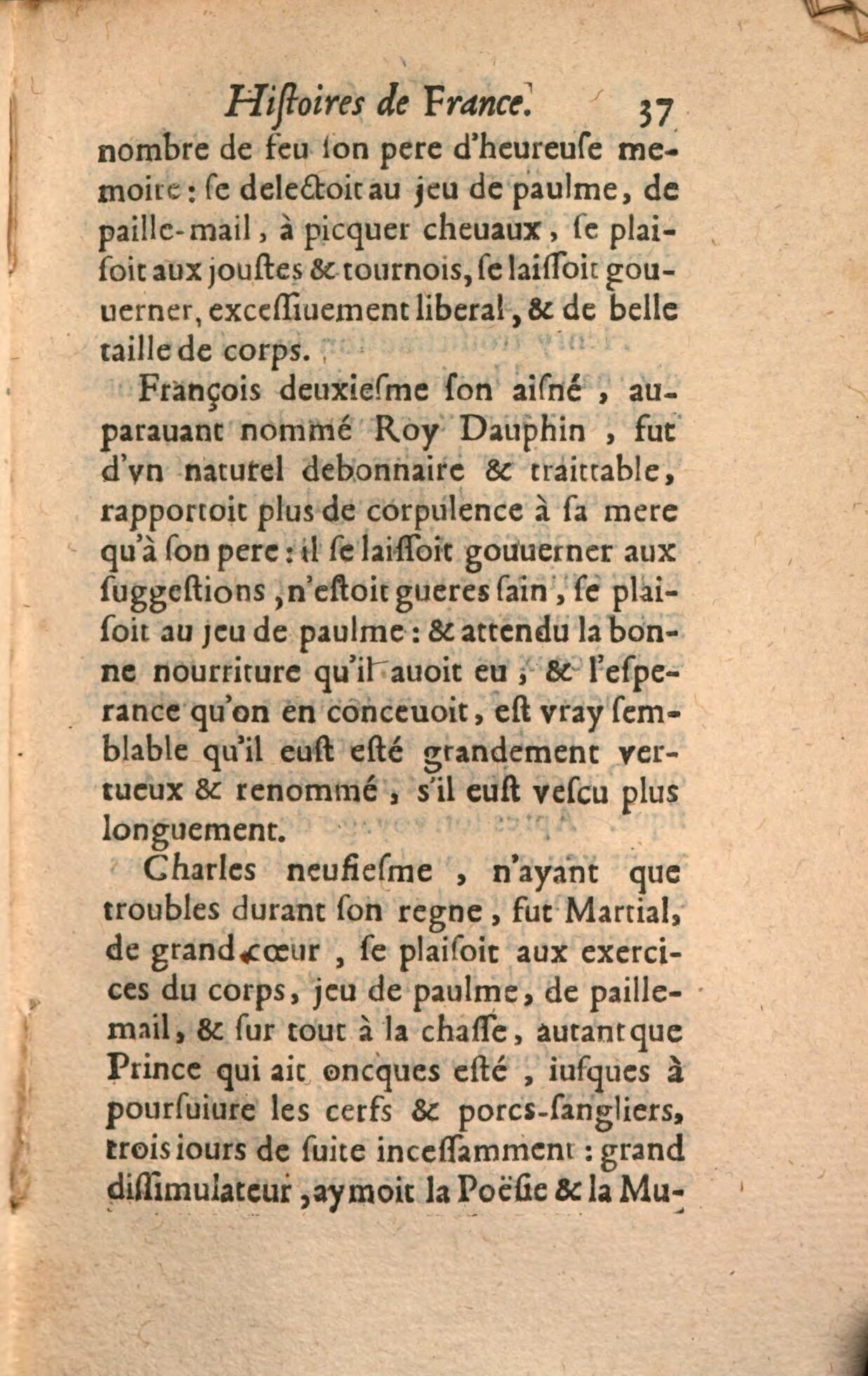 1639 - Jean Corrozet - Trésor des histoires de France - BSB Munich 1639 - Jean Corrozet - Trésor des histoires de France - BSB Munich