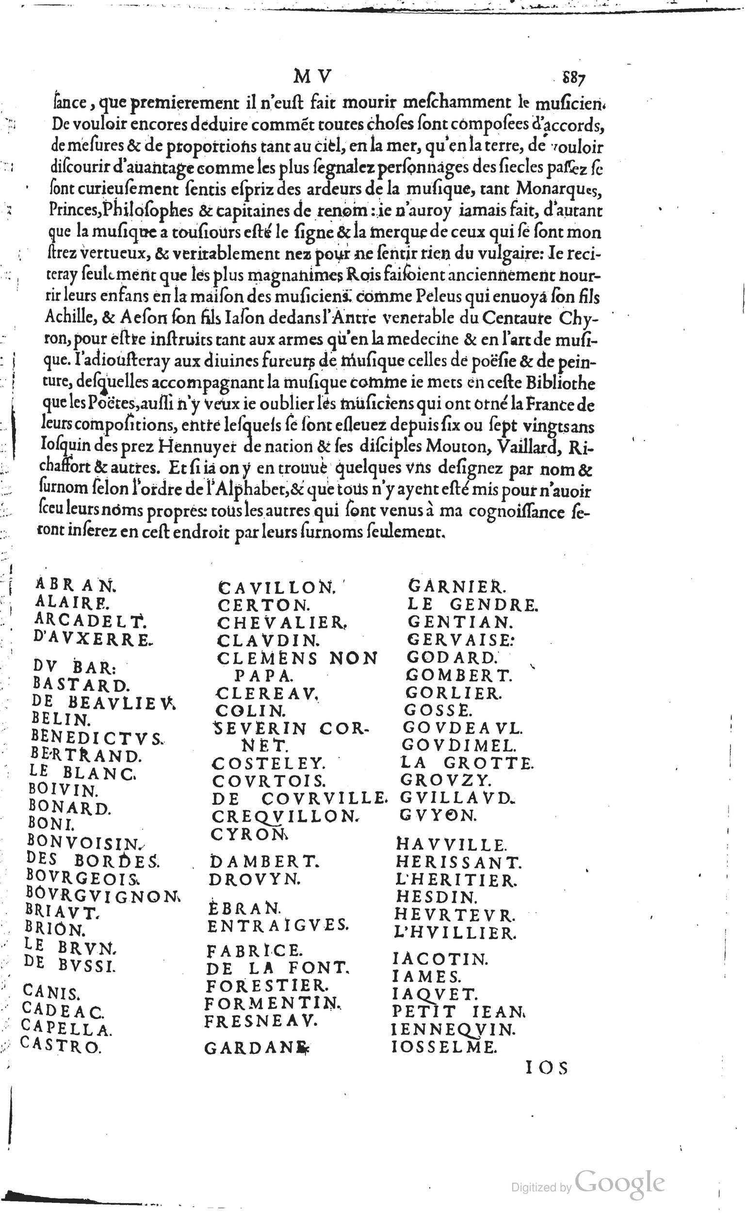 1585 - Barthélemy Honorat - Bibliothèques françaises - BSB Munich